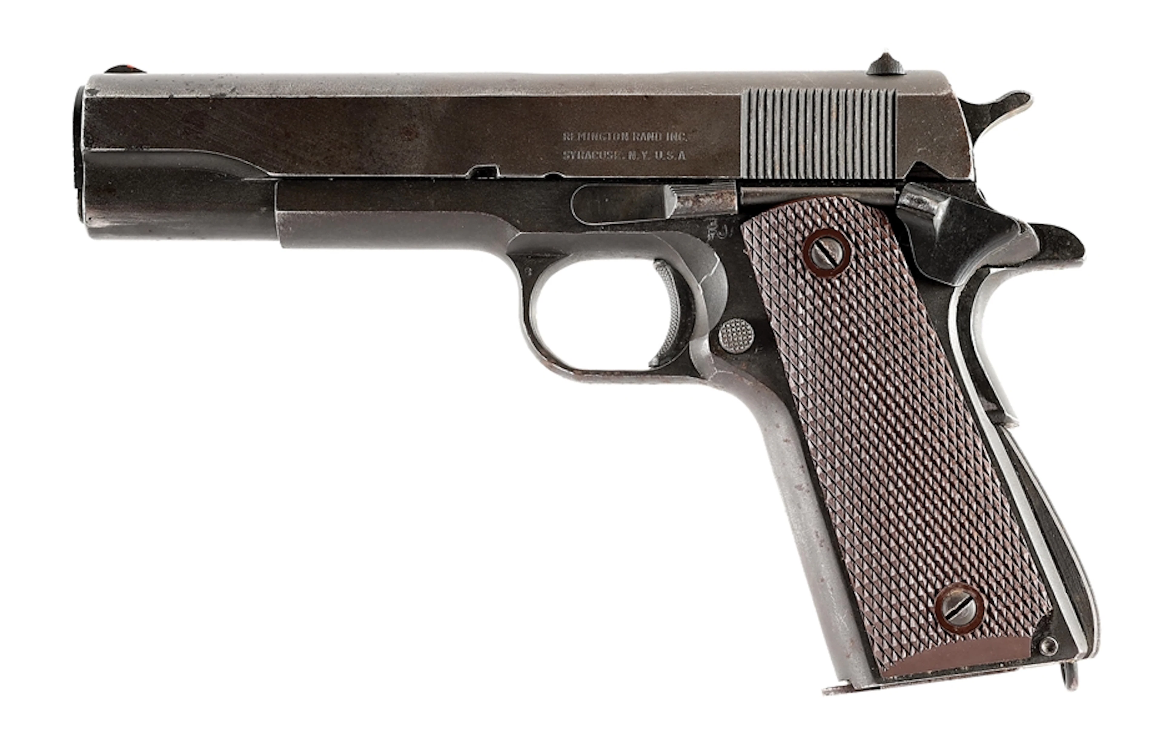 (C) REMINGTON RAND 1911A1 .45 ACP SEMI-AUTOMATIC PISTOL (1944)