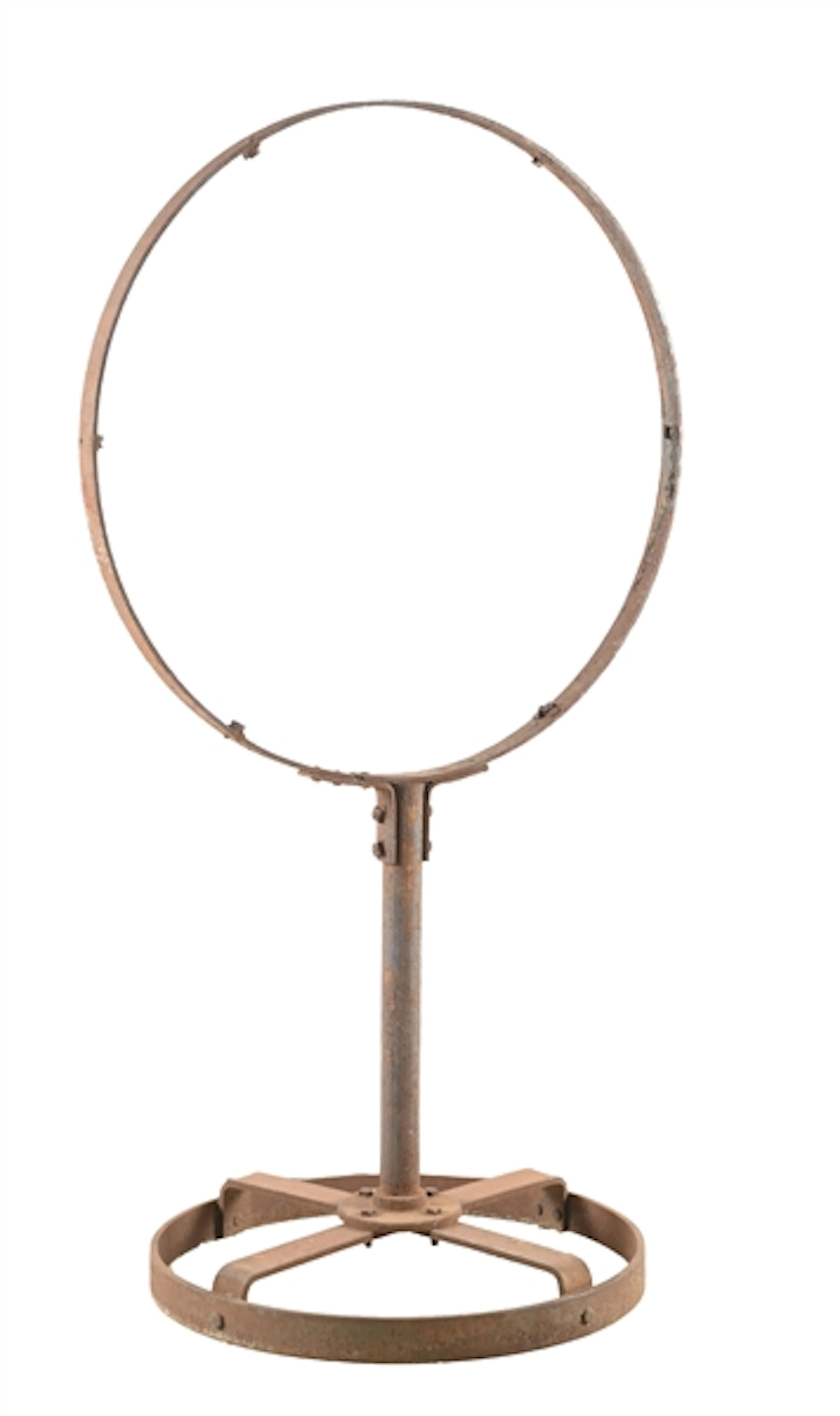 ORIGINAL 30"SIGN RING WITH WAGON WHEEL BASE