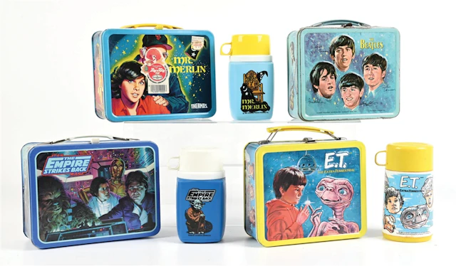 LOT OF 4: E.T., THE BEATLES, STAR WARS: THE EMPIRE STRIKES BACK, MR.