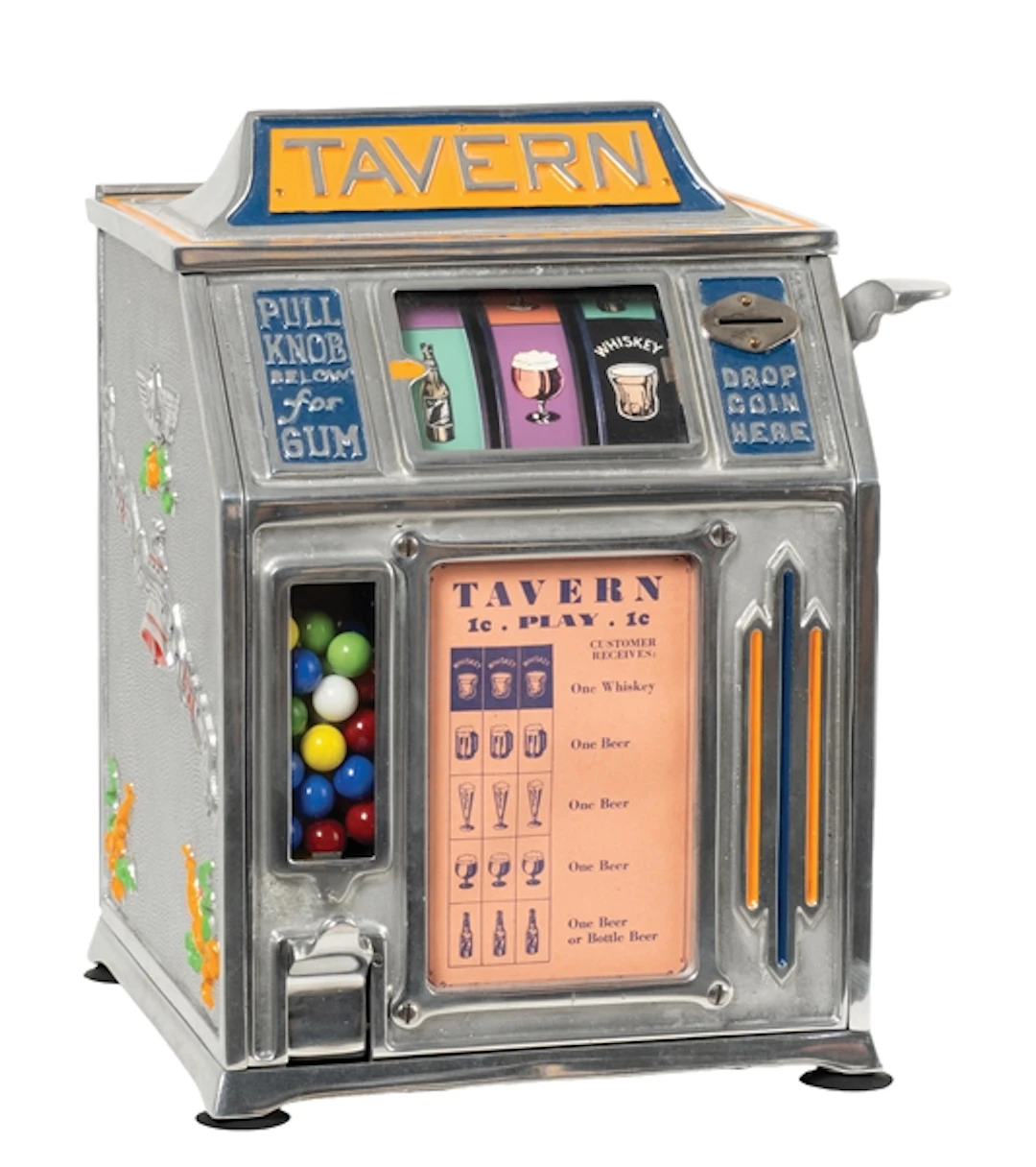 1¢ "TAVERN" ALUMINUM TRADE STIMULATOR