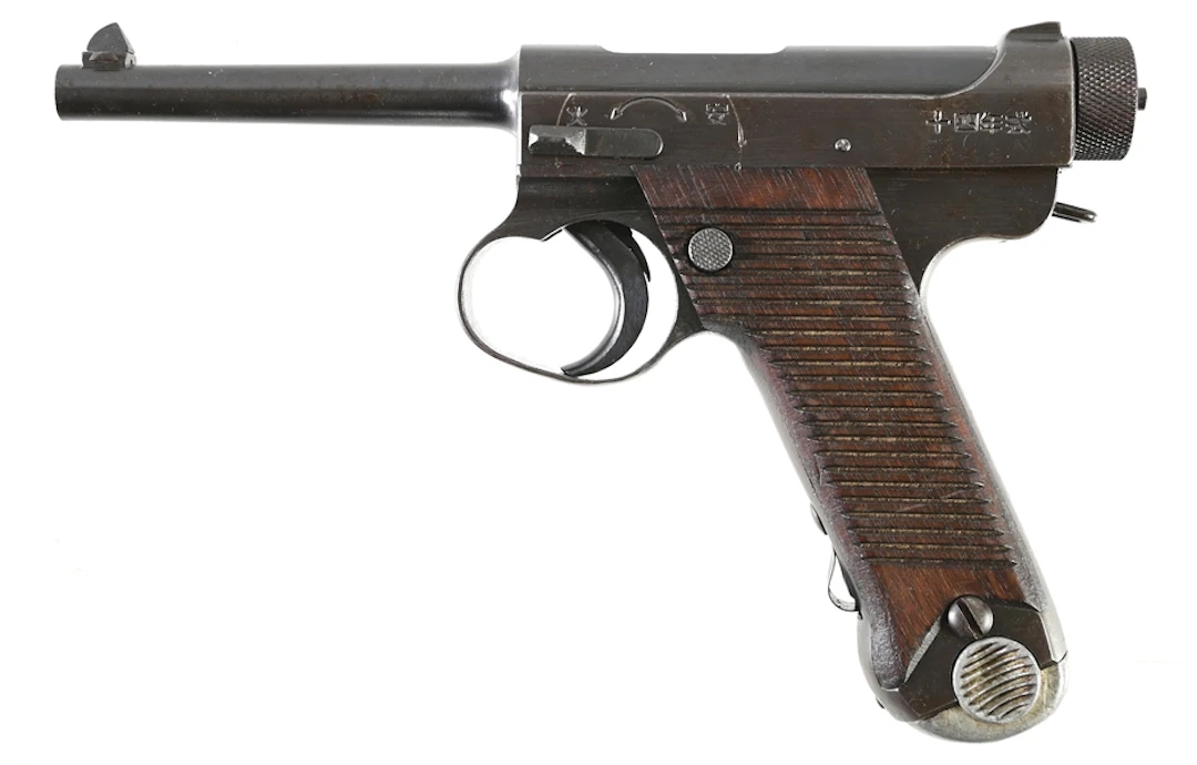 (C) NAGOYA TYPE 14 NAMBU SEMI-AUTOMATIC PISTOL.