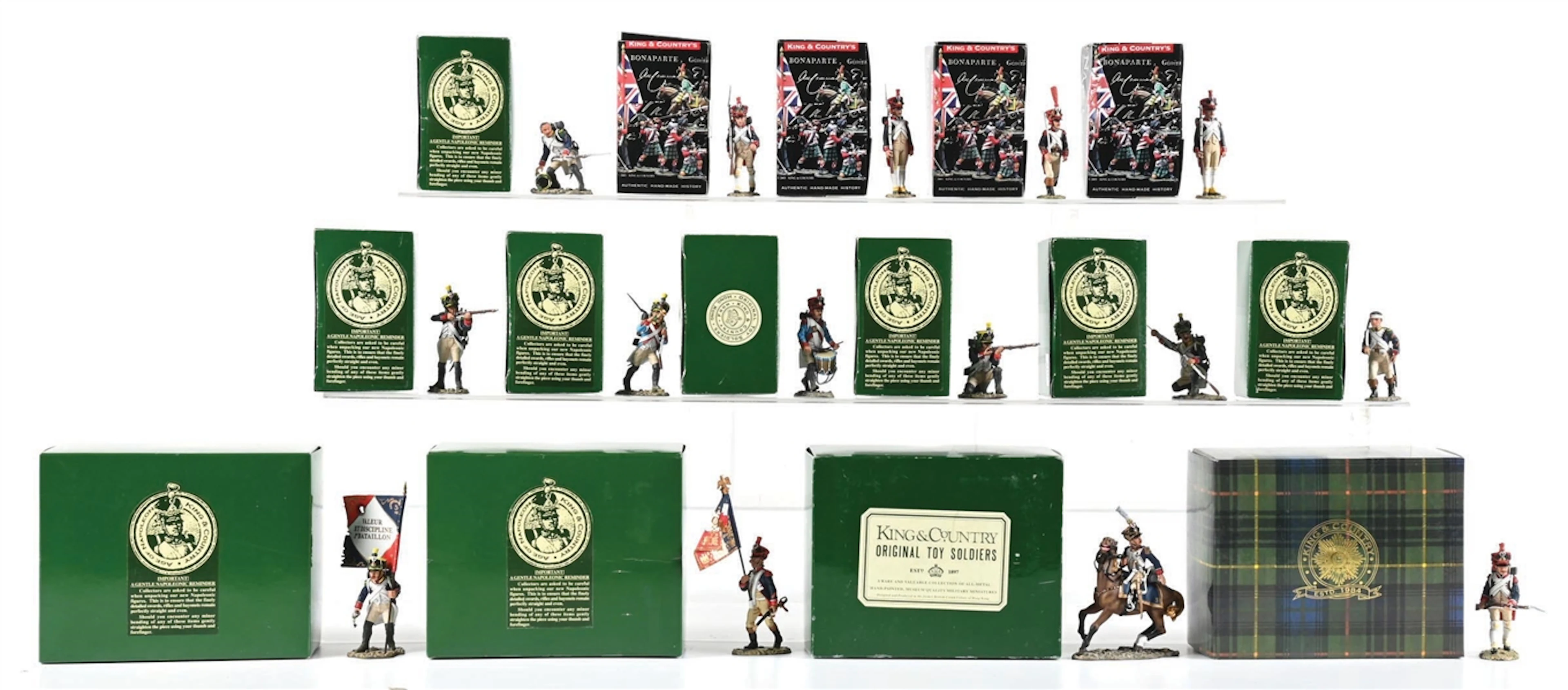 LOT OF 15: KING & COUNTRY NAPOLEONICS FRENCH SOLDIERS