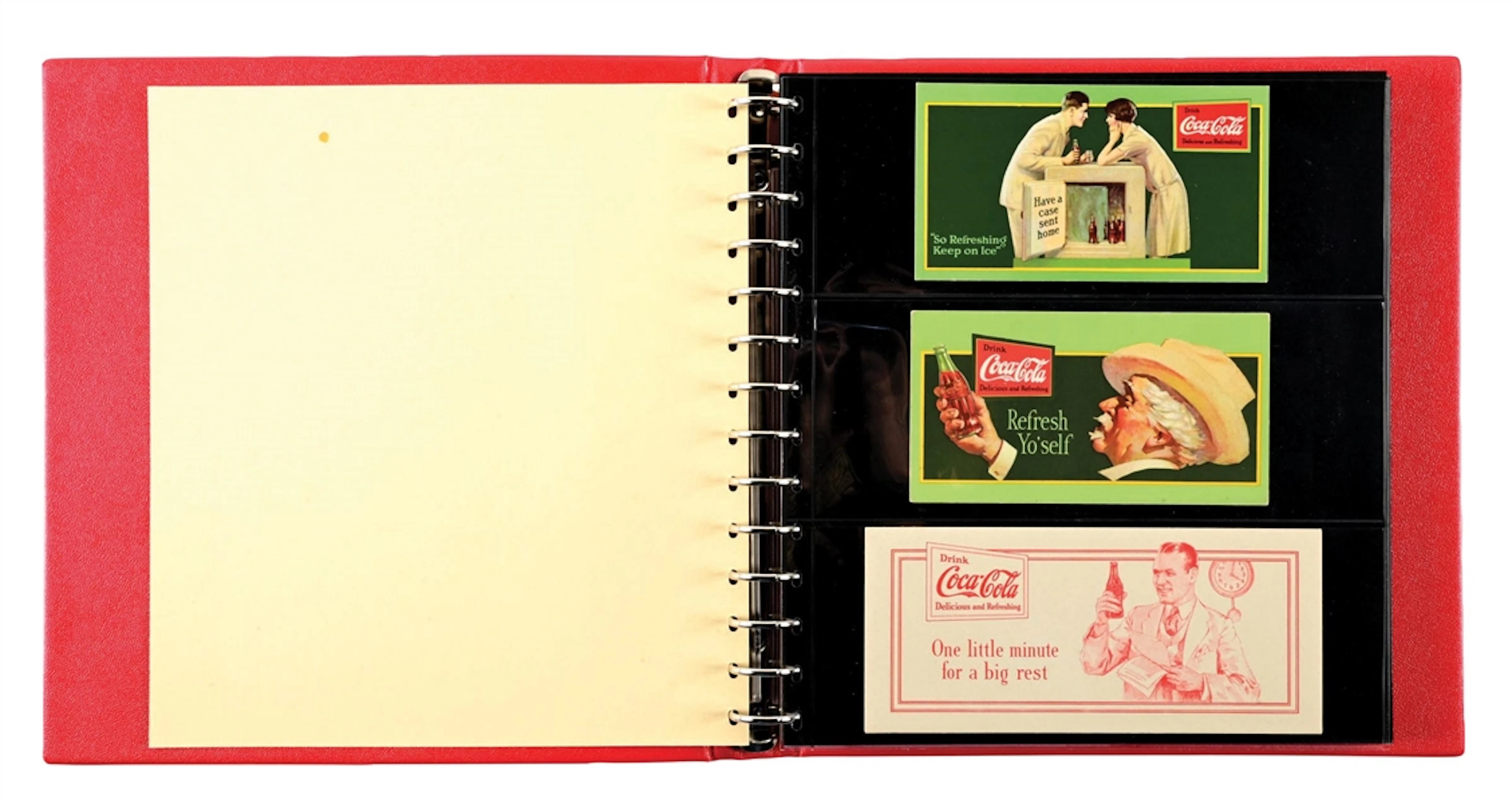 COLLECTION OF 45: COCA-COLA INK BLOTTERS