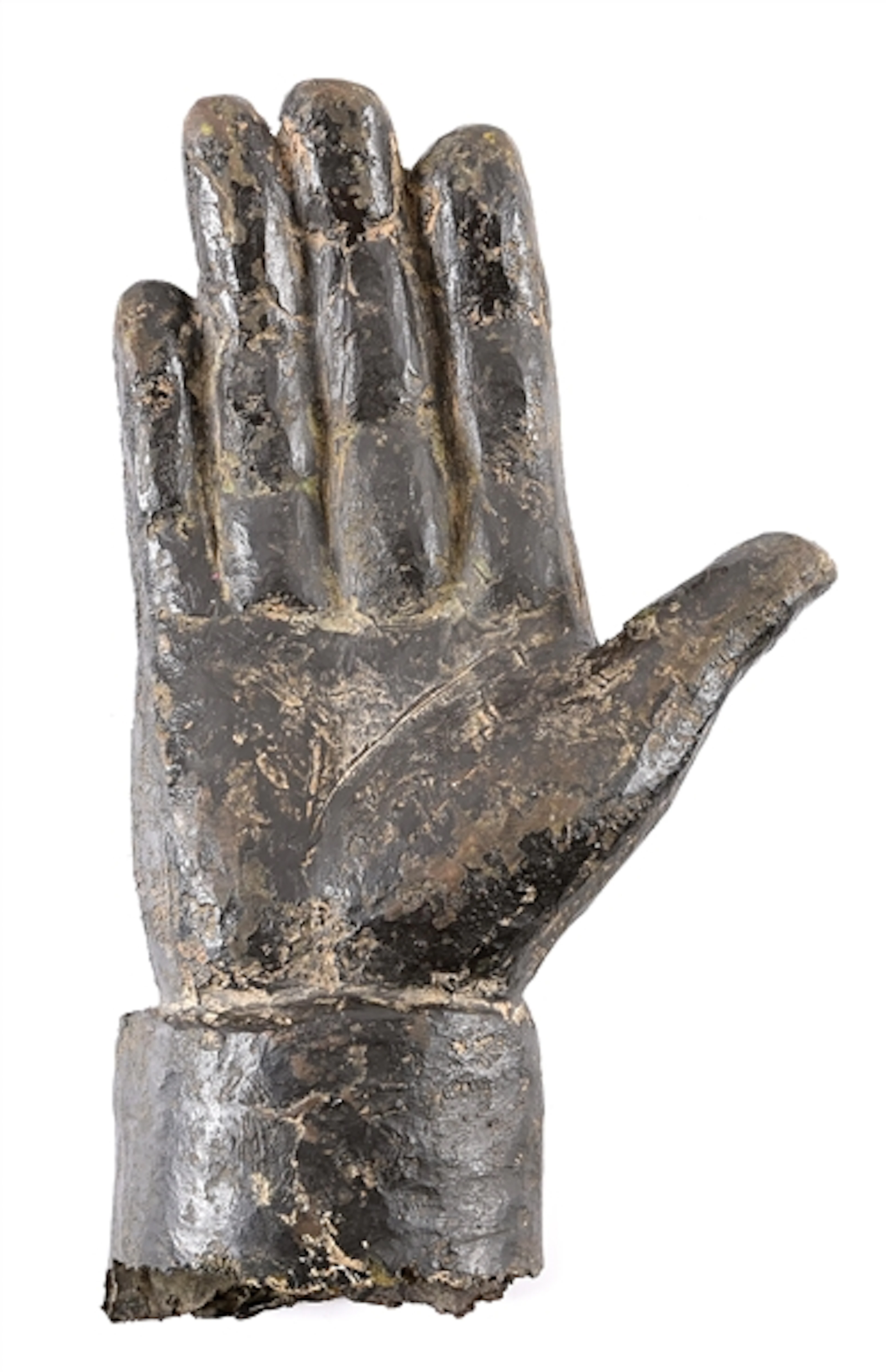 THE HAND THAT RULED IRAQ: SADDAM HUSSEIN BRONZE STATUE FRAGMENT FROM