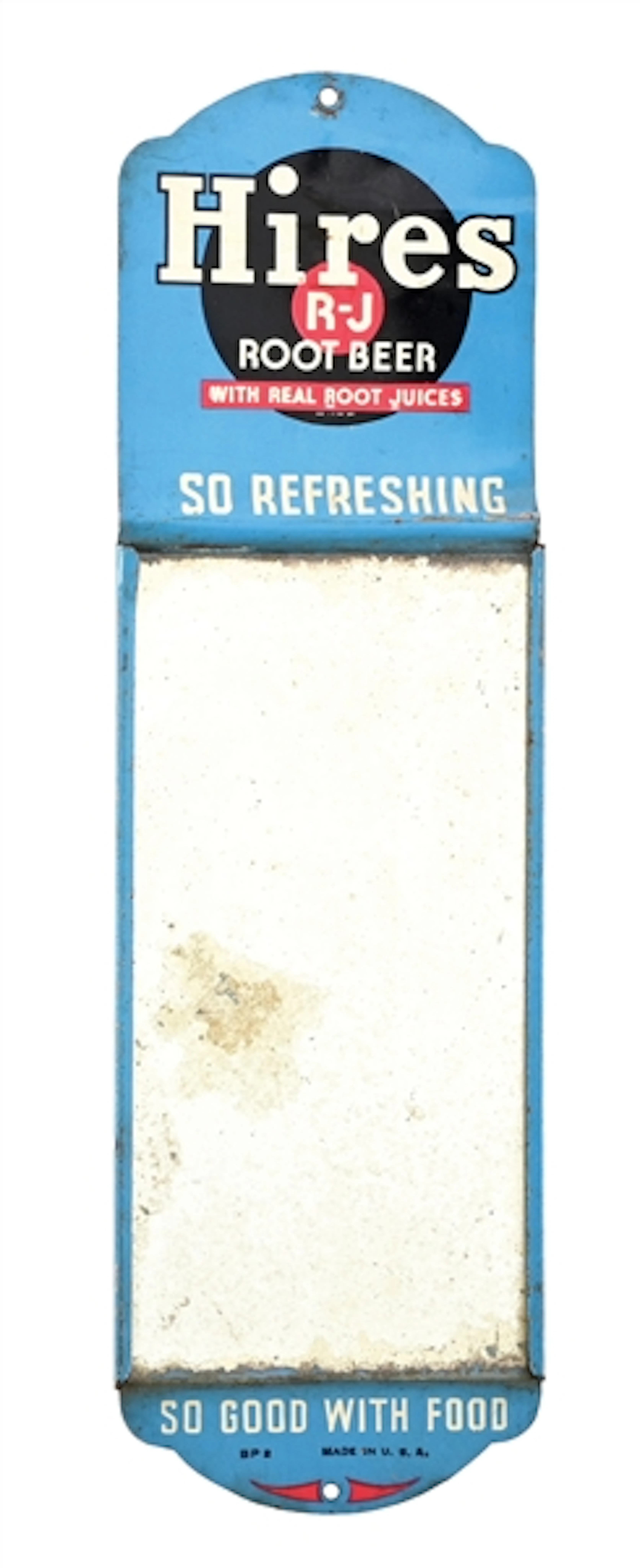 HIRES R-J ROOT BEER TIN ADVERTISING WALL MIRROR