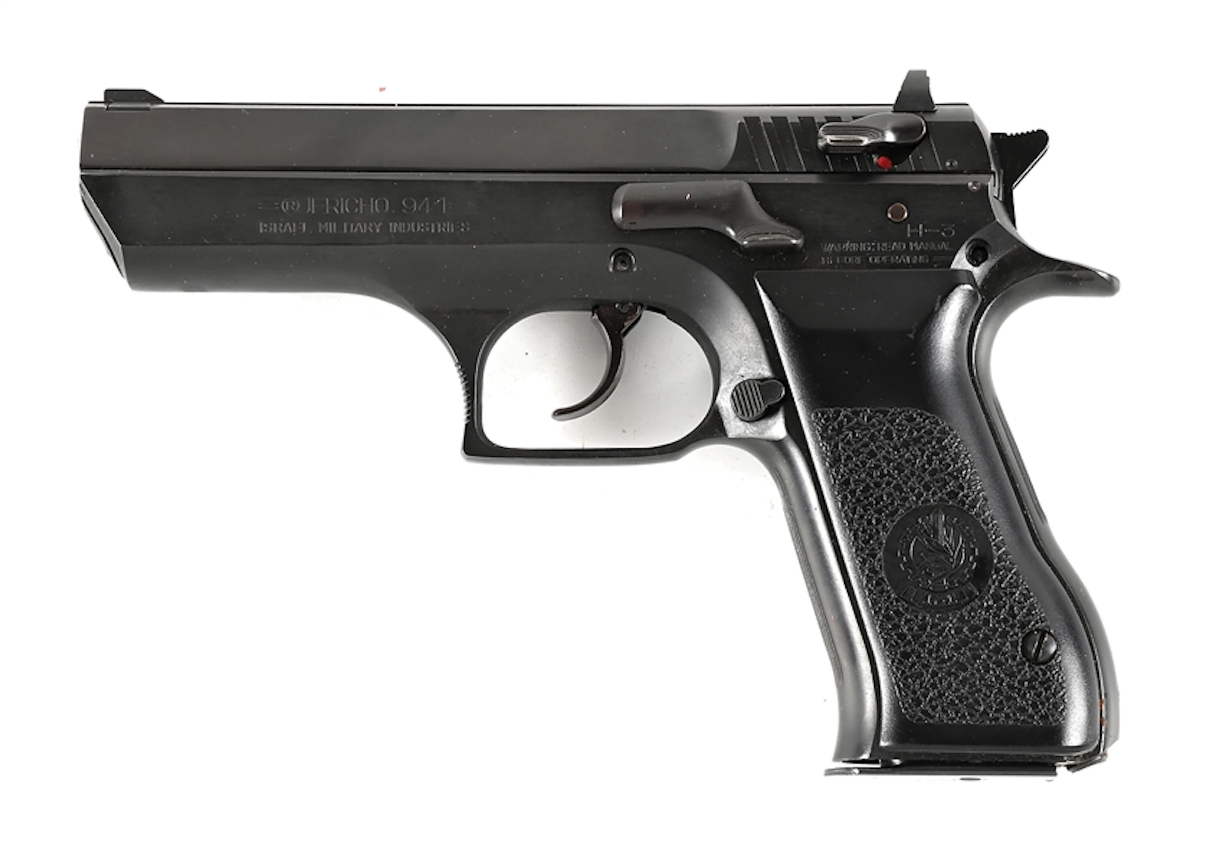 (M) IMI JERICHO 941 SEMI-AUTOMATIC PISTOL WITH CASE AND .41 AE BARREL.