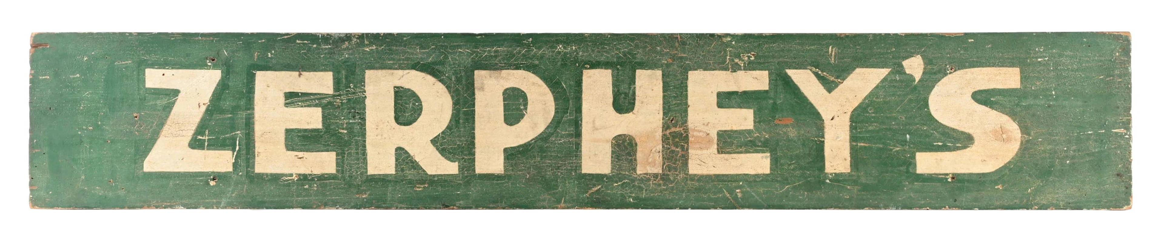 ZERPHEY'S COUNTRY STORE HAND PAINTED WOOD SIGN