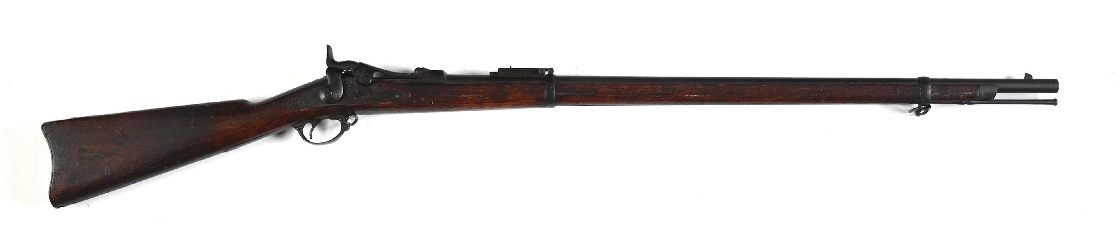 (A) SPRINGFIELD MODEL 1884 TRAPDOOR SINGLE SHOT RIFLE