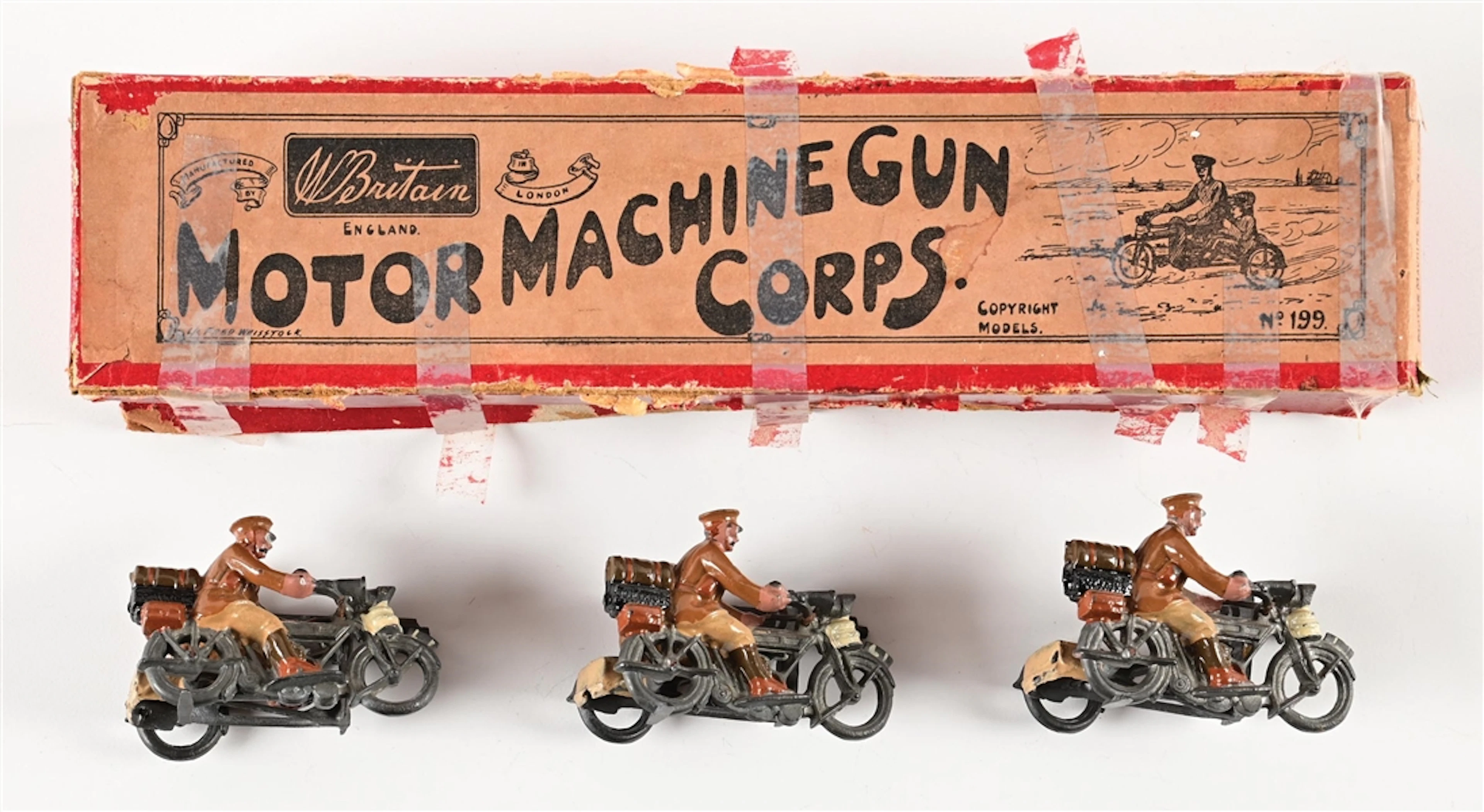 W. BRITAINS MOTOR MACHINE GUN CORPS NO. 99