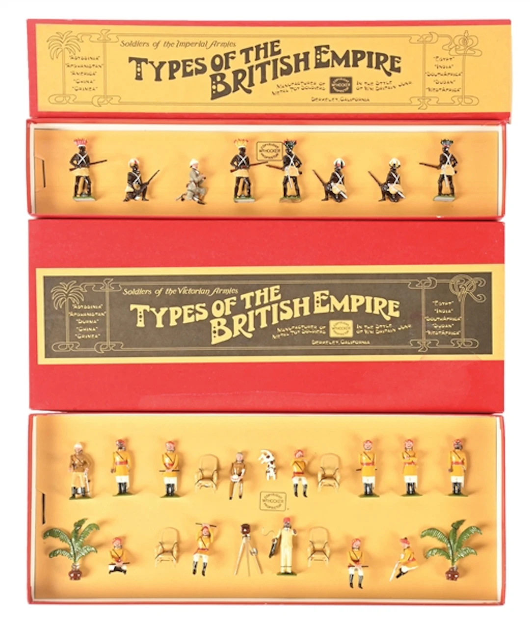 LOT OF 2: WM. HOCKER TYPES OF BRITISH EMPIRE LORD GIFFORD'S SCOUTS
