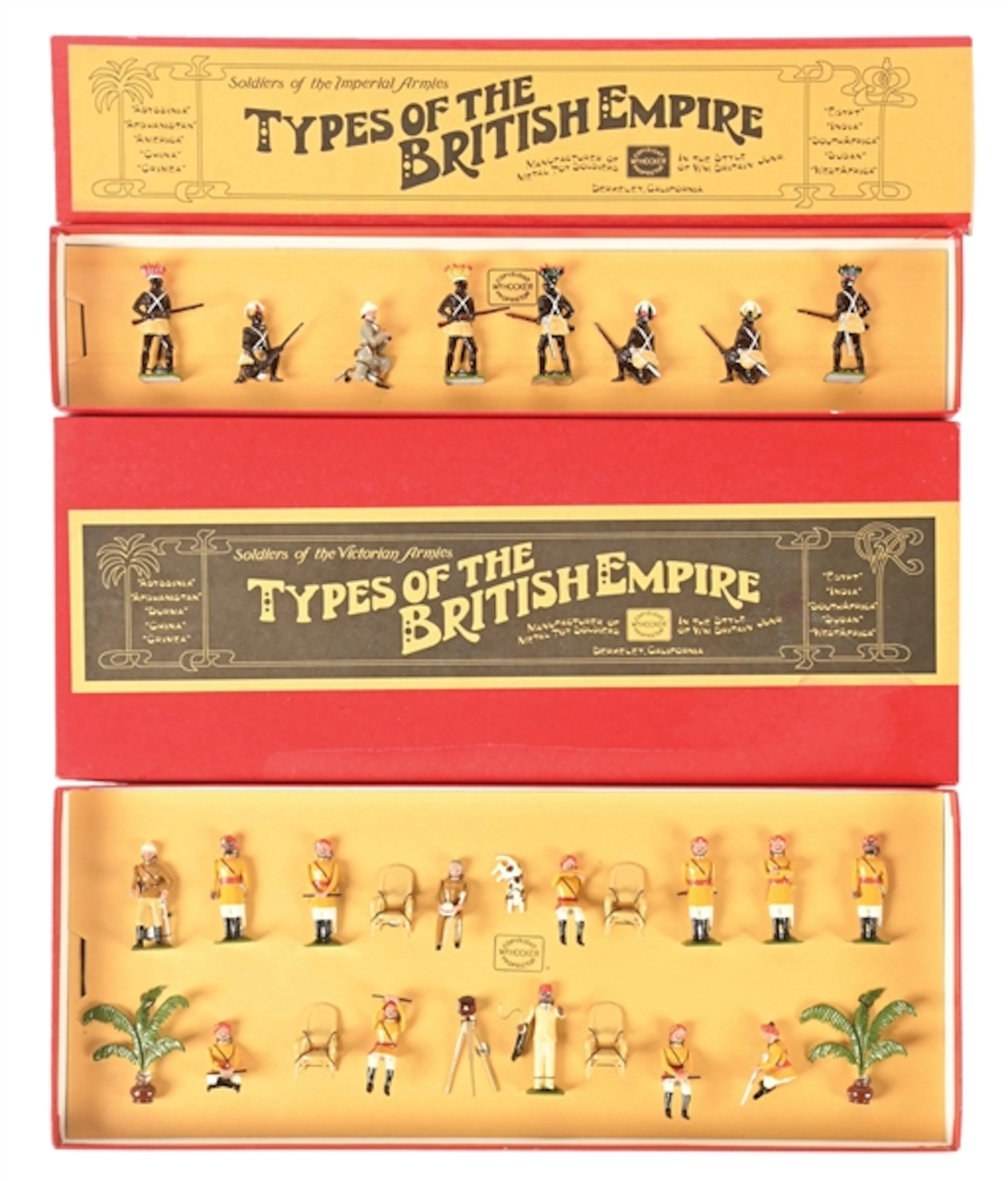 LOT OF 2: WM. HOCKER TYPES OF BRITISH EMPIRE LORD GIFFORD'S SCOUTS