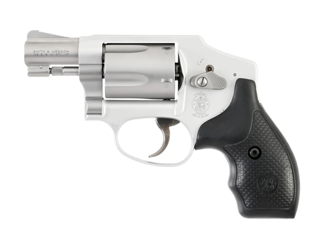 (M) SMITH & WESSON MODEL 642-2 DOUBLE ACTION REVOLVER WITH CASE.