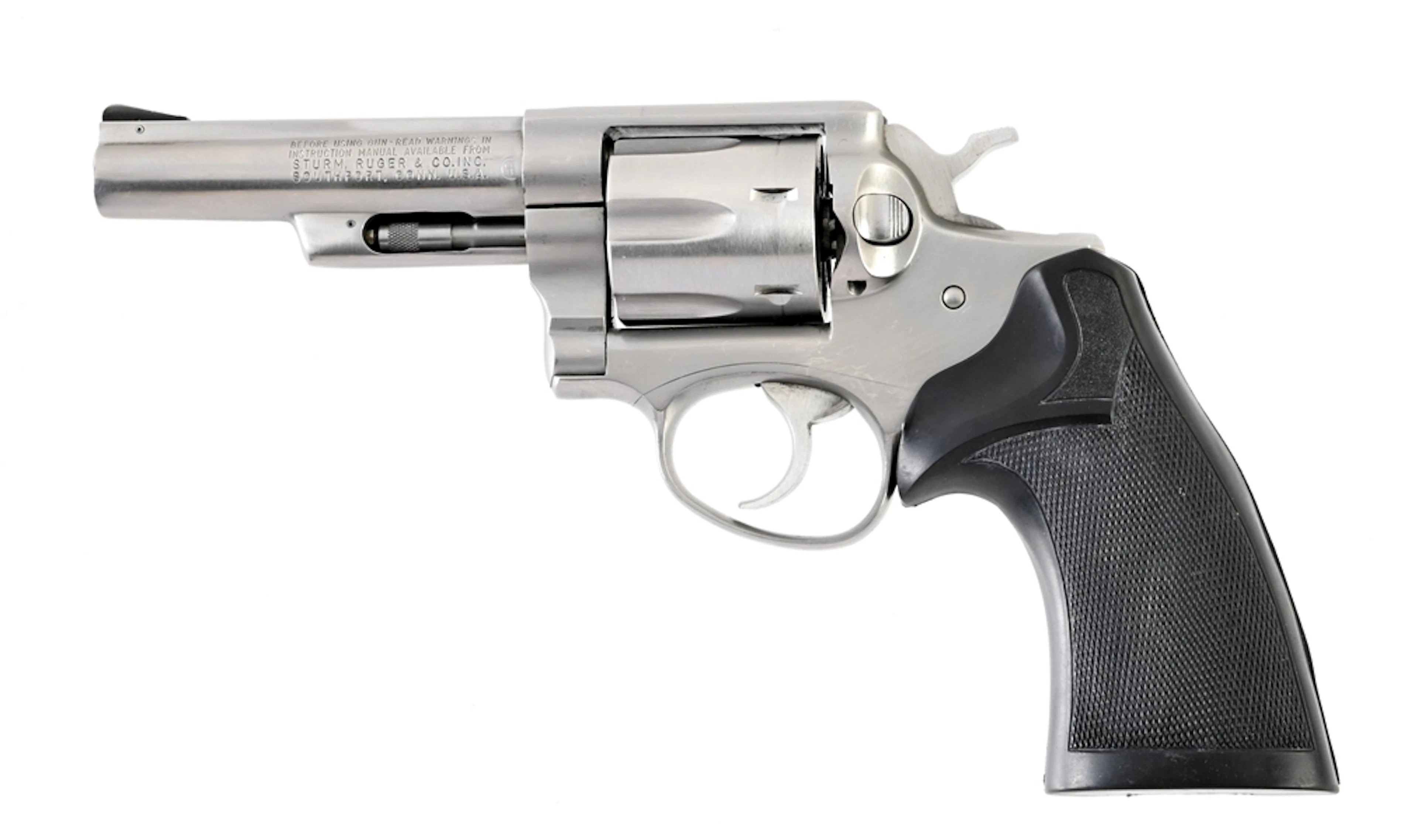 (M) RUGER POLICE SERVICE SIX DOUBLE ACTION REVOLVER.