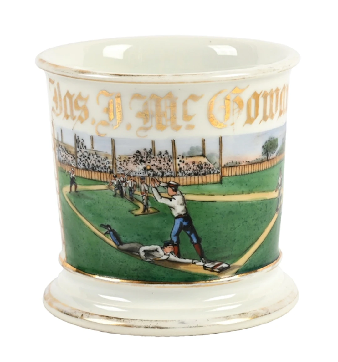 BASEBALL PLAYER'S SHAVING MUG