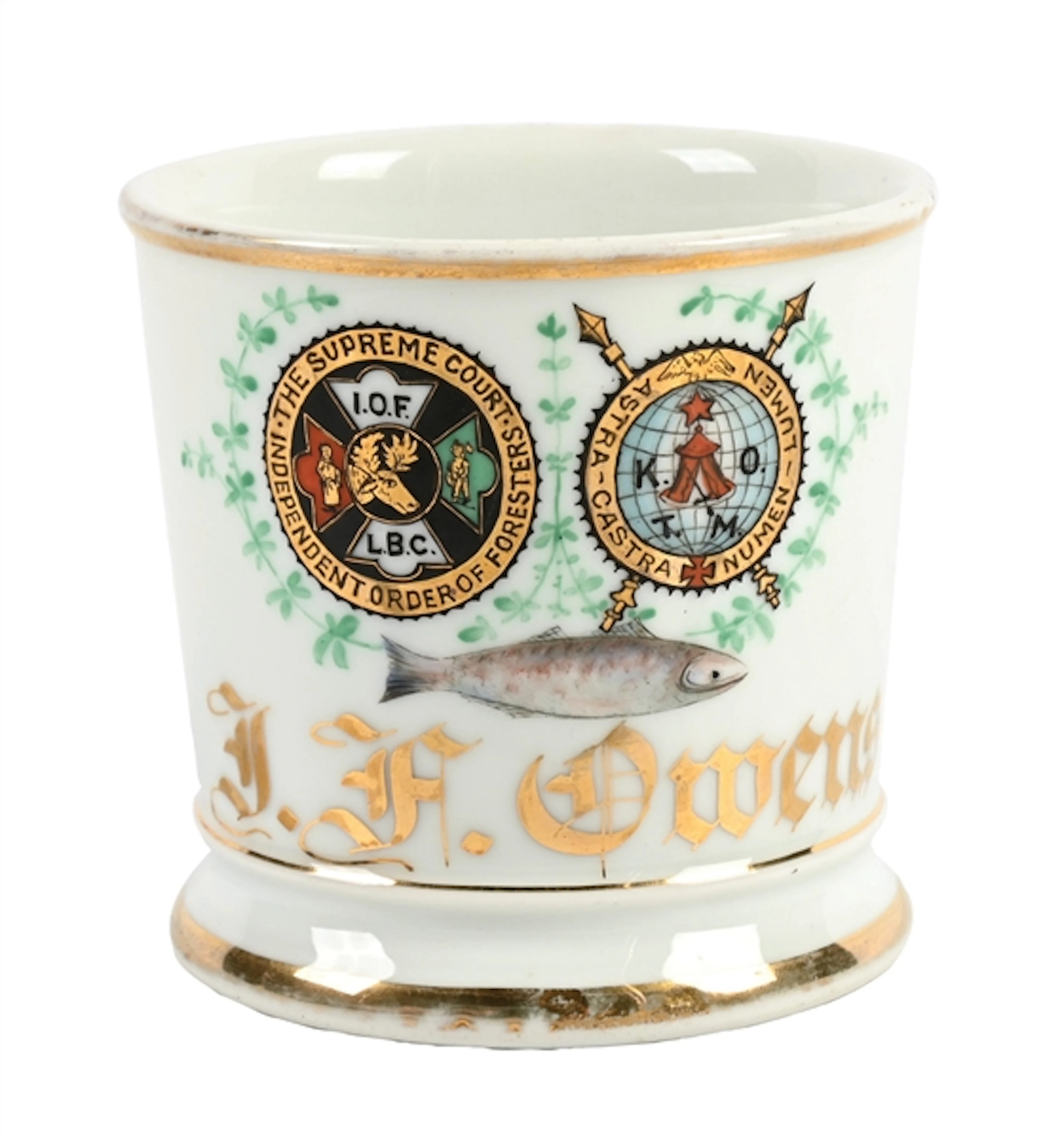 GAME WARDEN'S SHAVING MUG