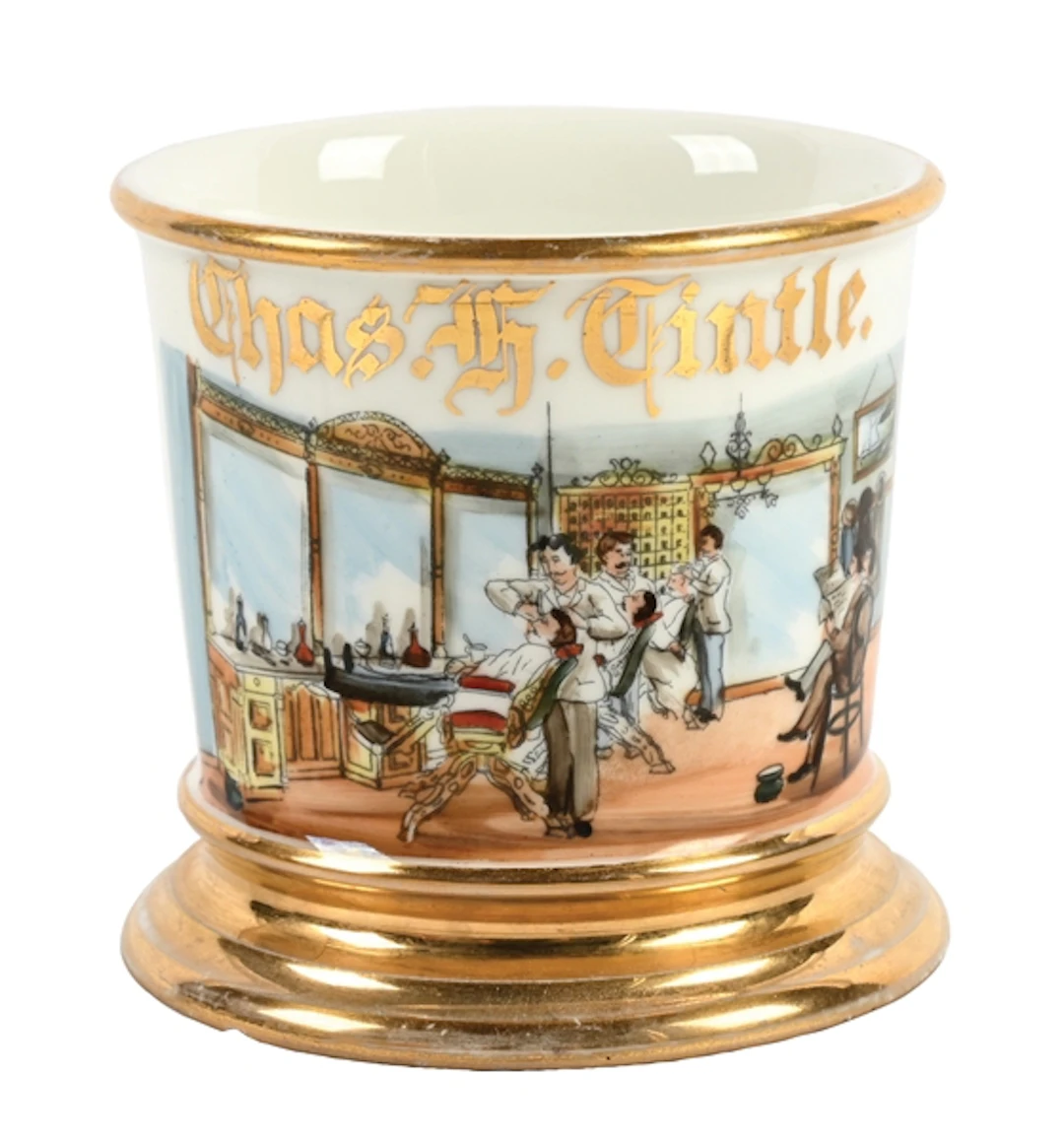 BARBER'S SHAVING MUG