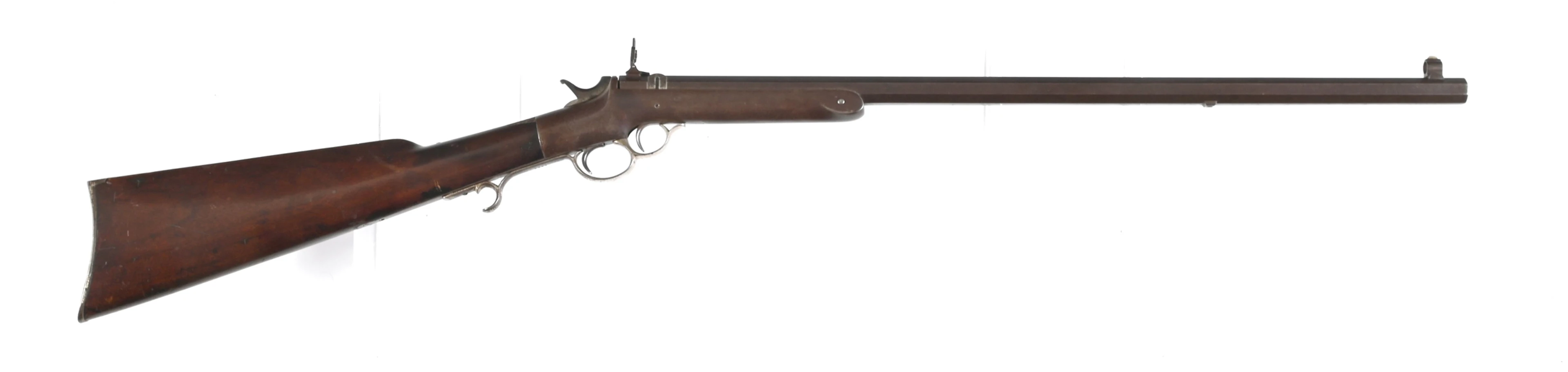 (A) FRANK WESSON RIMFIRE TWO TRIGGER SINGLE SHOT RIFLE