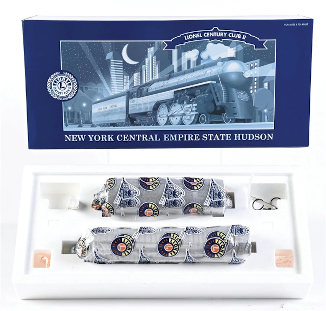 LIONEL O-GA. 6-38000 CENTURY CLUB NEW YORK CENTRAL EMPIRE STATE HUDSON