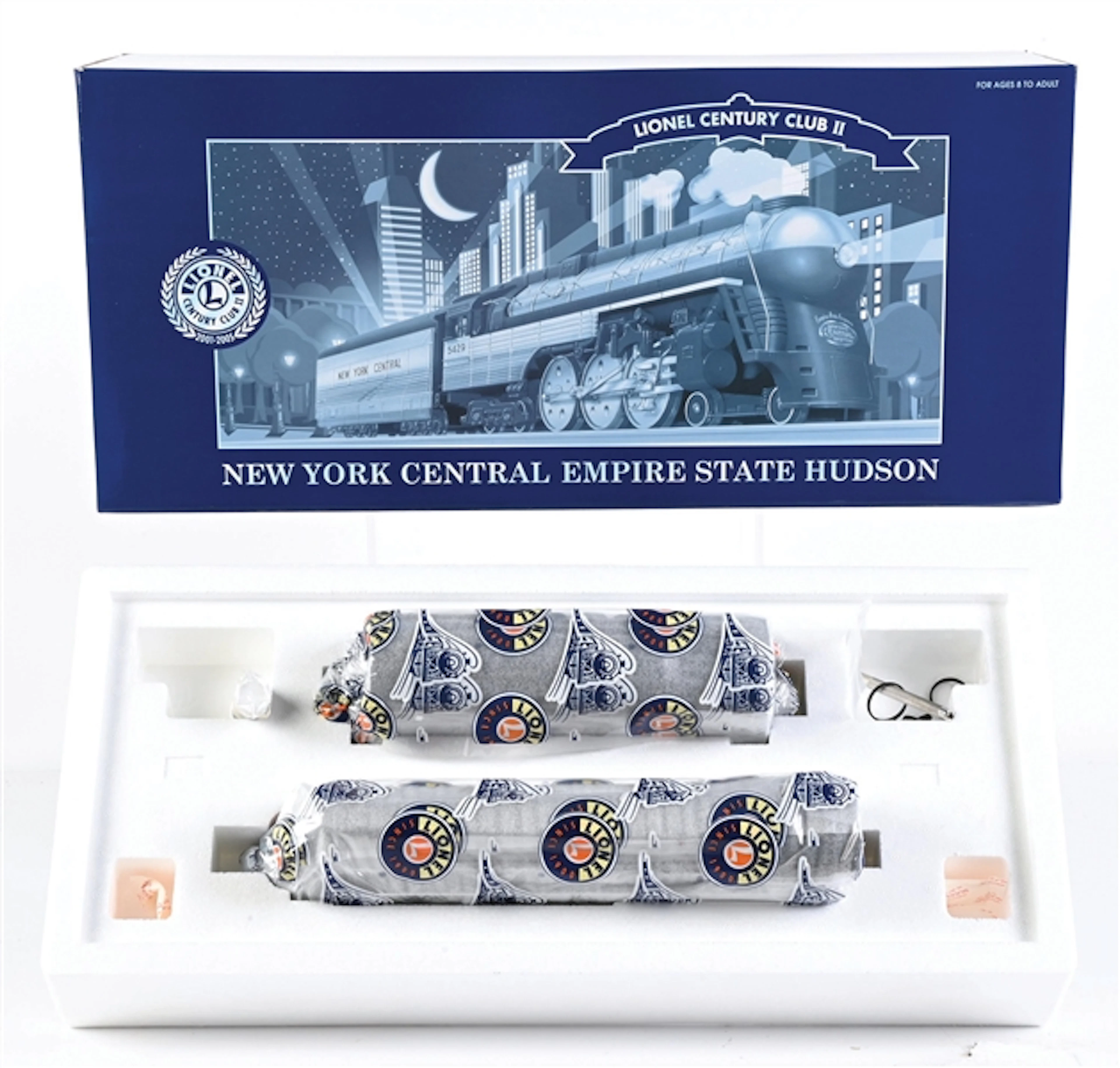 LIONEL O-GA. 6-38000 CENTURY CLUB NEW YORK CENTRAL EMPIRE STATE HUDSON