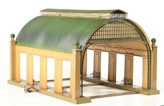 MARKLIN GAUGE 1 TINPLATE 2078/1 COVERED JUNCTION PLATFORM