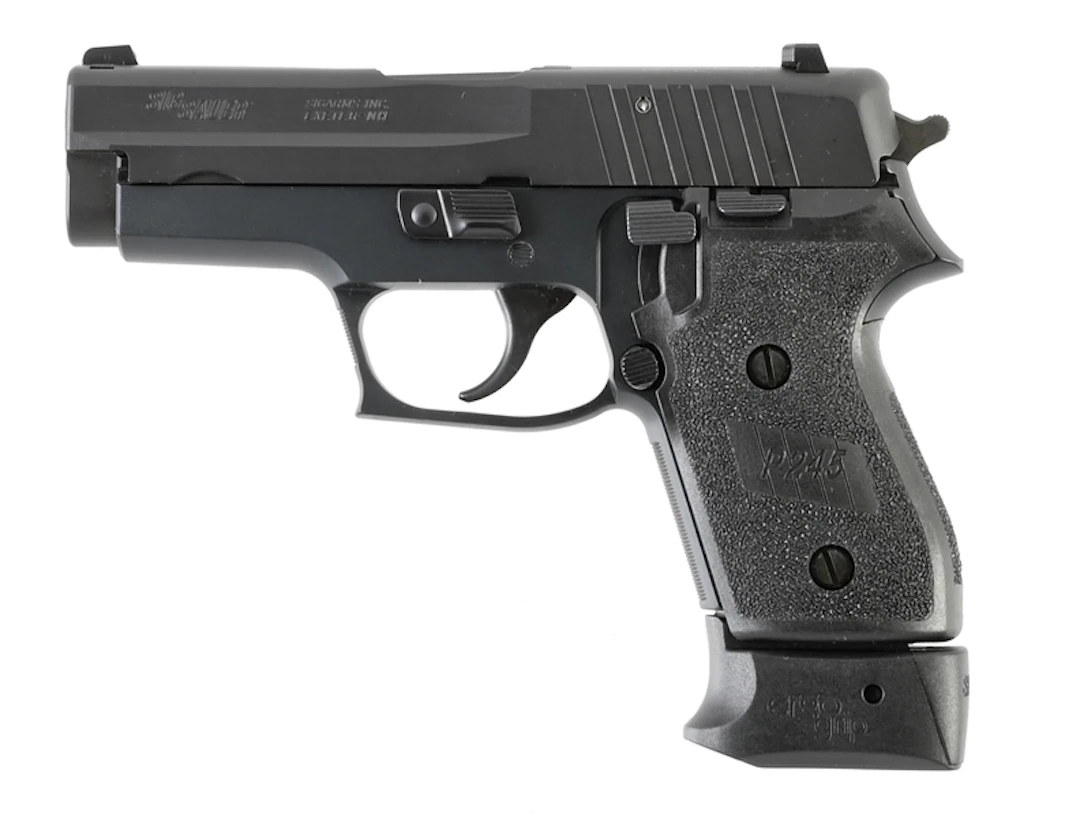 (M) SIG SAUER P245 SEMI-AUTOMATIC PISTOL WITH CASE.