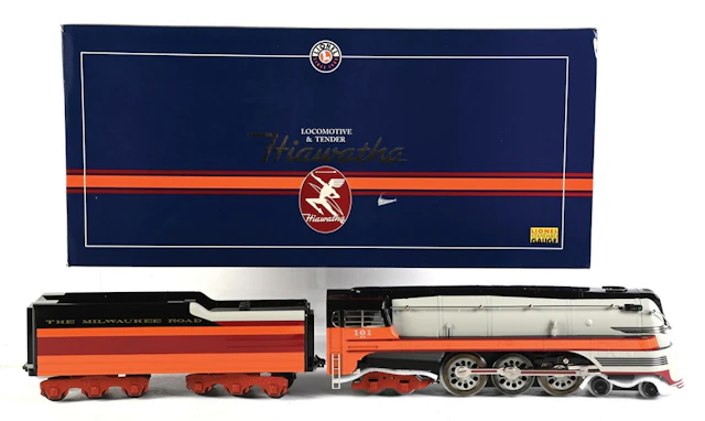 LIONEL STANDARD GA. NO. 6-13004 HIAWATHA STEAM LOCOMOTIVE AND TENDER