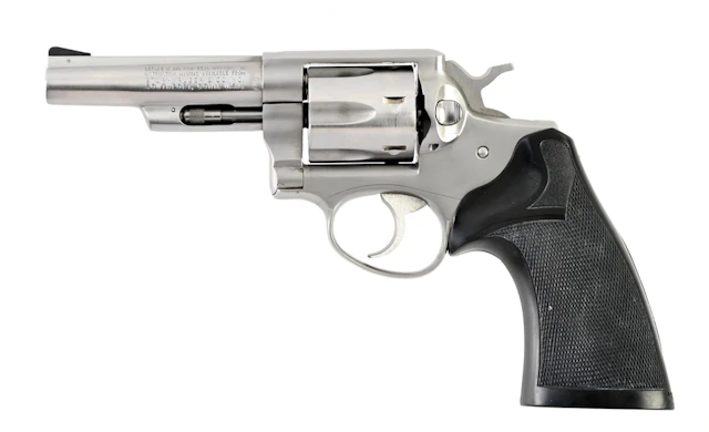 (M) RUGER POLICE SERVICE SIX DOUBLE ACTION REVOLVER.