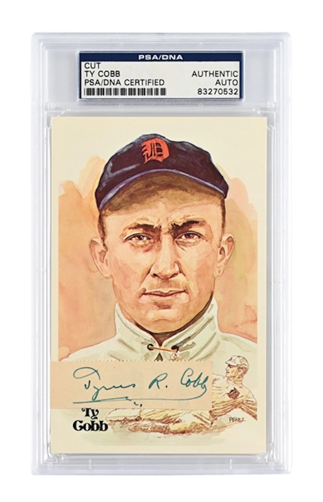 CUT SIGNATURE TY COBB PSA/DNA