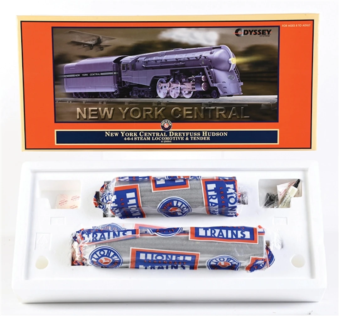 LIONEL O-GA. 6-28084 NEW YORK CENTRAL 4-6-4 DREYFUSS HUDSON STEAM