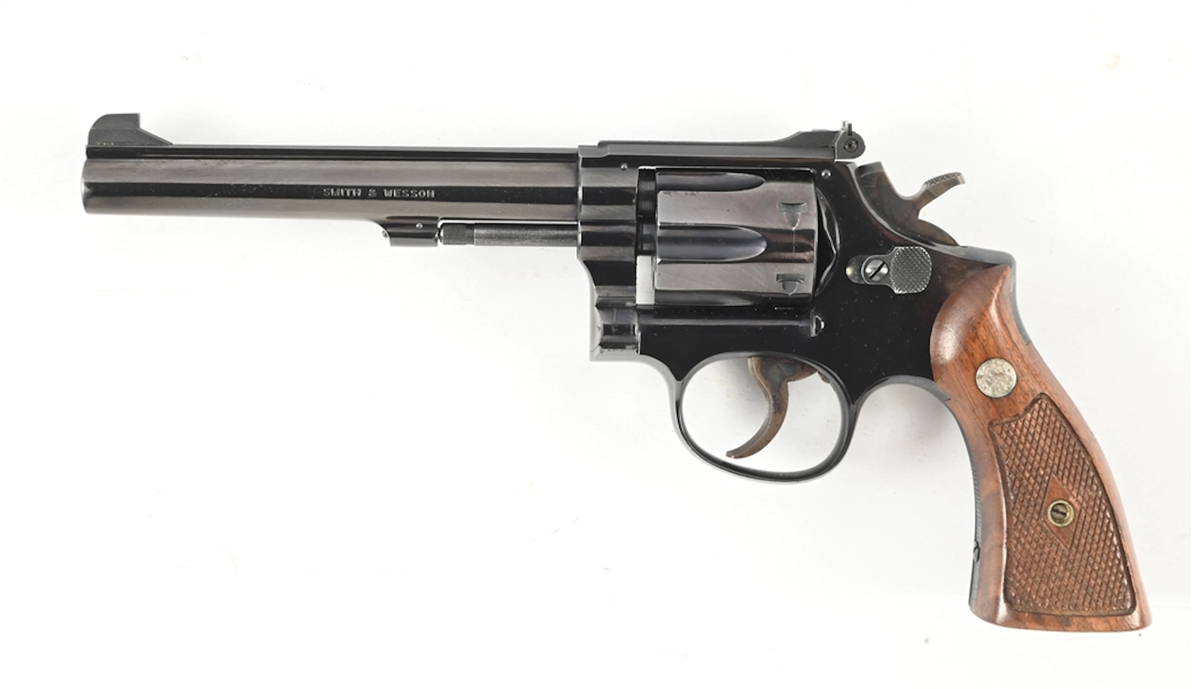 (C) SMITH & WESSON 17-2 K-22 DOUBLE ACTION REVOLVER WITH BOX.