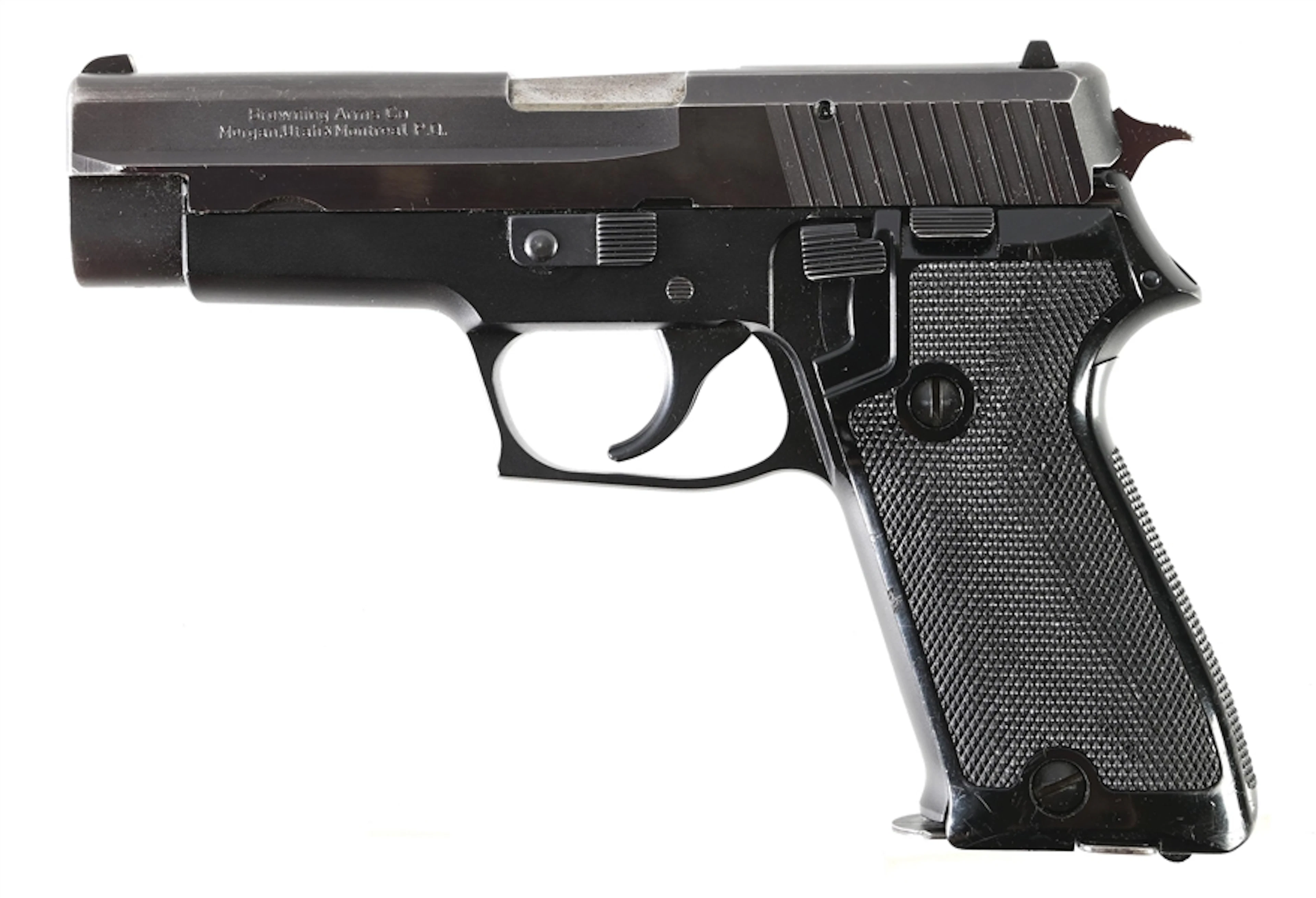 (M) BROWNING BDA45 SEMI AUTOMATIC PISTOL.