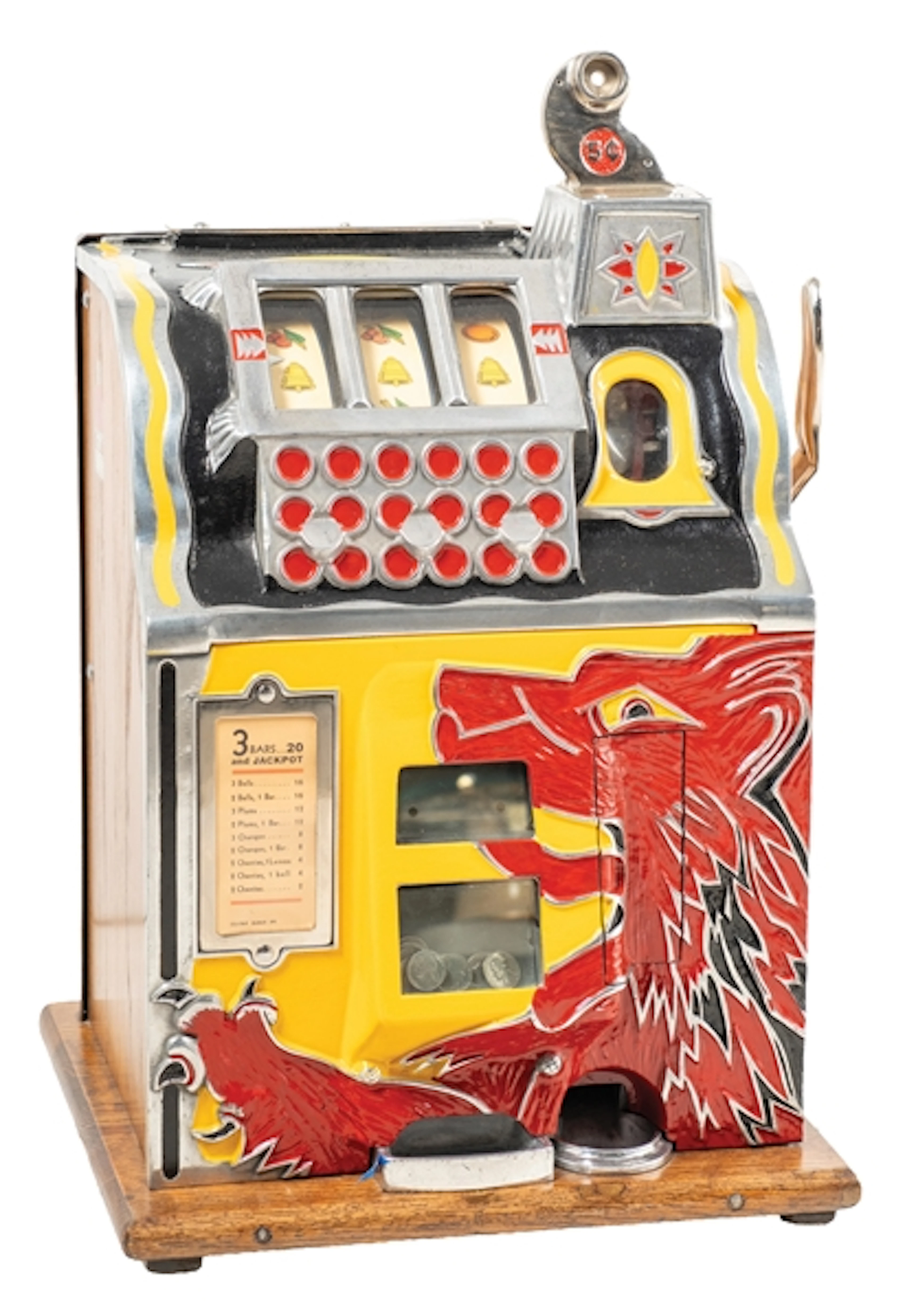 5¢ MILLS "LION FRONT" SLOT MACHINE