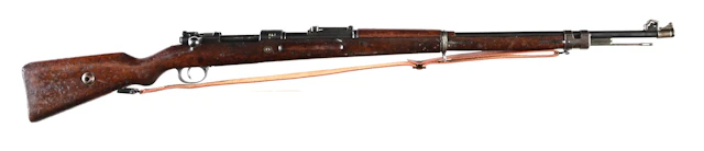 (C) DANZIG G98 MAUSER BOLT ACTION RIFLE.