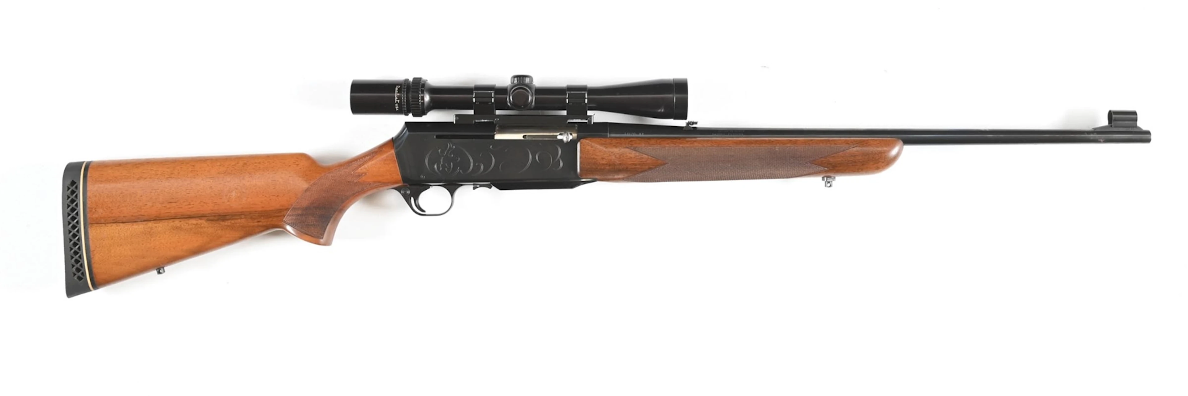 (C) FIRST YEAR GRADE II BELGIAN BROWNING BAR SEMI-AUTOMATIC RIFLE WITH BOX.