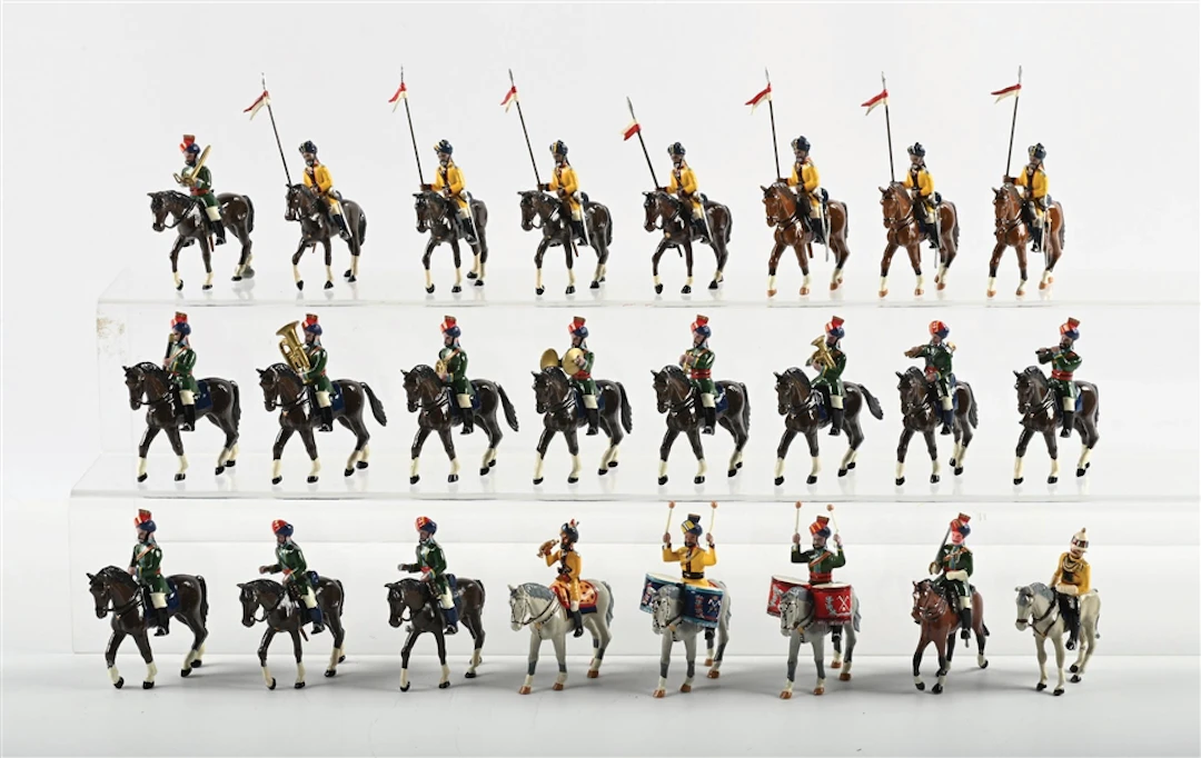 TROPHY MINIATURES SKINNER'S HORSE LANCERS & INDIAN ARMY MOUNTED BAND