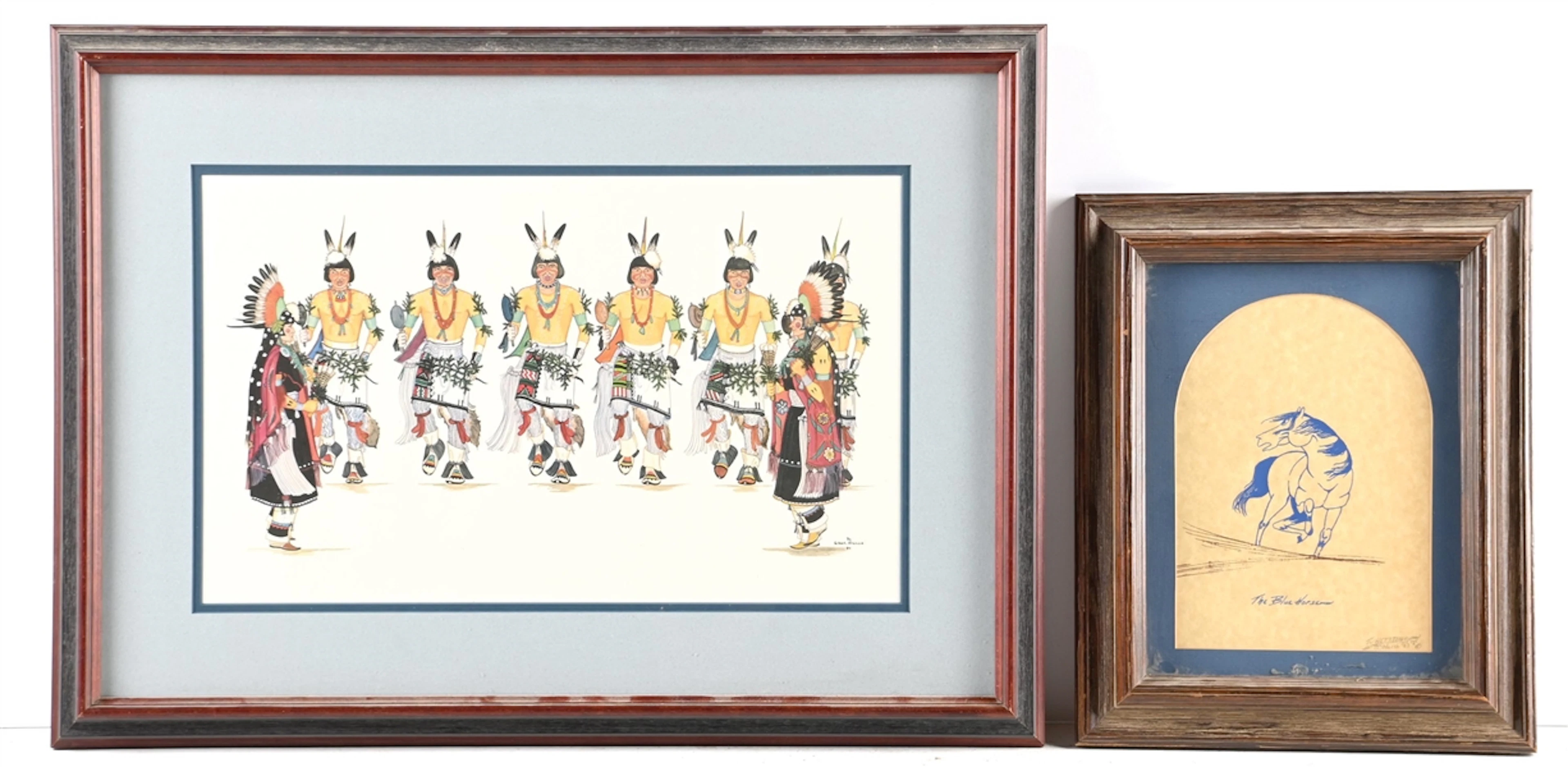 LOT OF 2: NATIVE AMERICAN PRINTS
