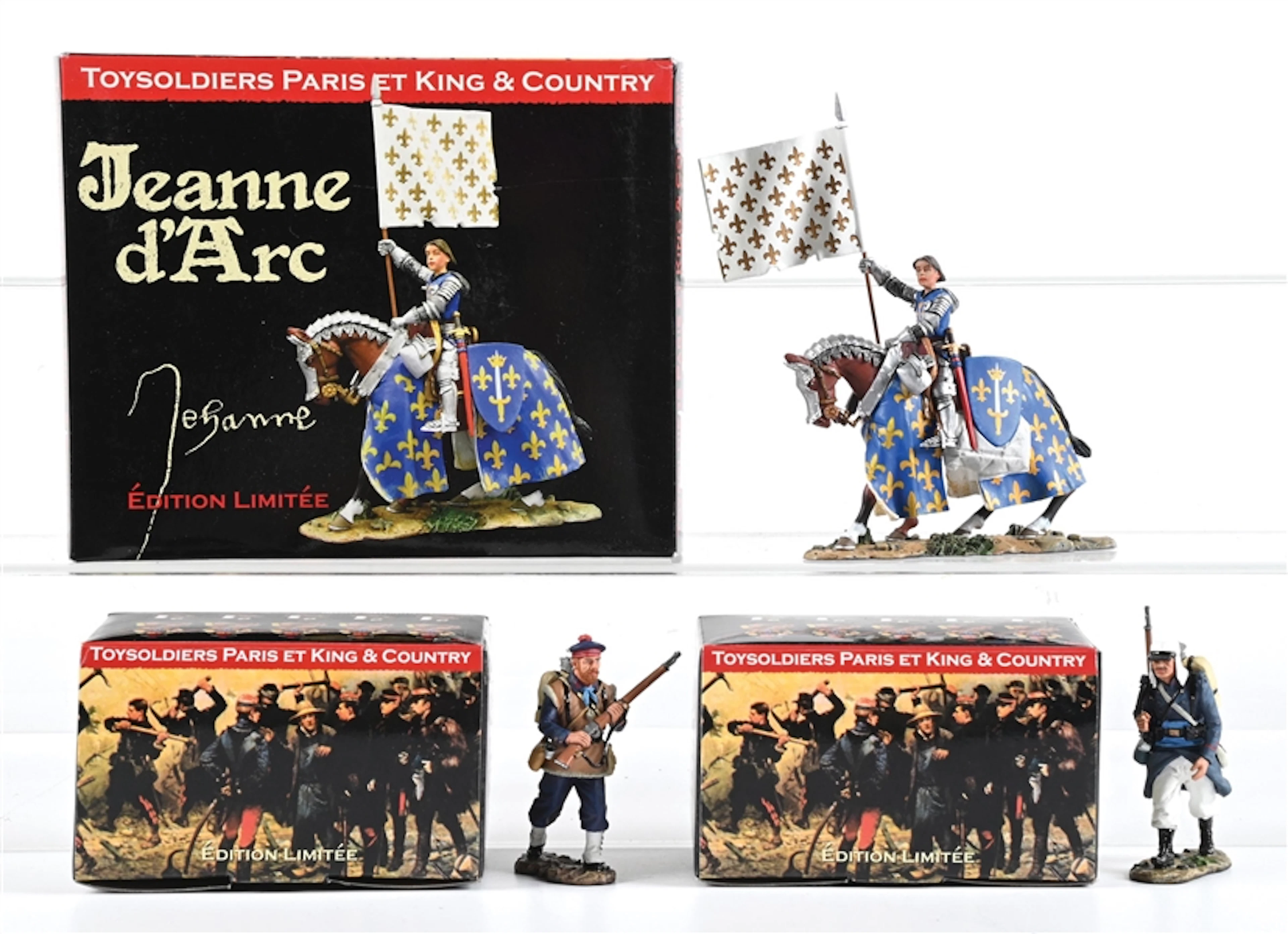 LOT OF 3: KING & COUNTRY LIMITED EDITION PARISIAN SOUVENIRS