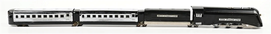 LOT OF 4: HOGE #1000 STREAMLINE STEAM PASSENGER TRAIN SET (RESTORED)