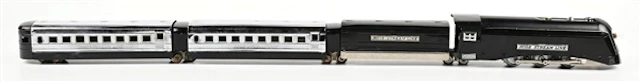 LOT OF 4: HOGE #1000 STREAMLINE STEAM PASSENGER TRAIN SET (RESTORED)