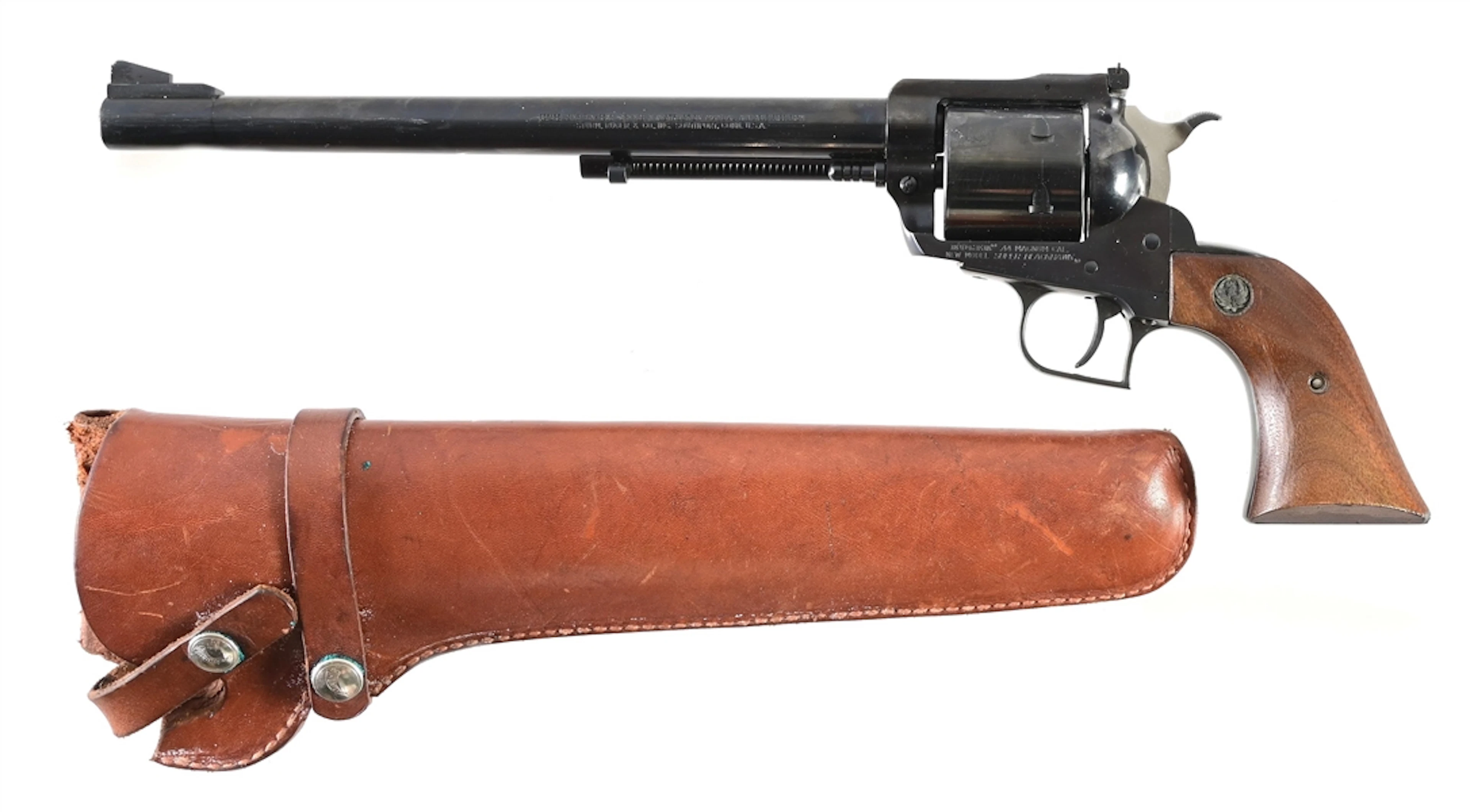 (M) RUGER NEW MODEL SUPER BLACKHAWK .44 MAGNUM SINGLE ACTION REVOLVER.