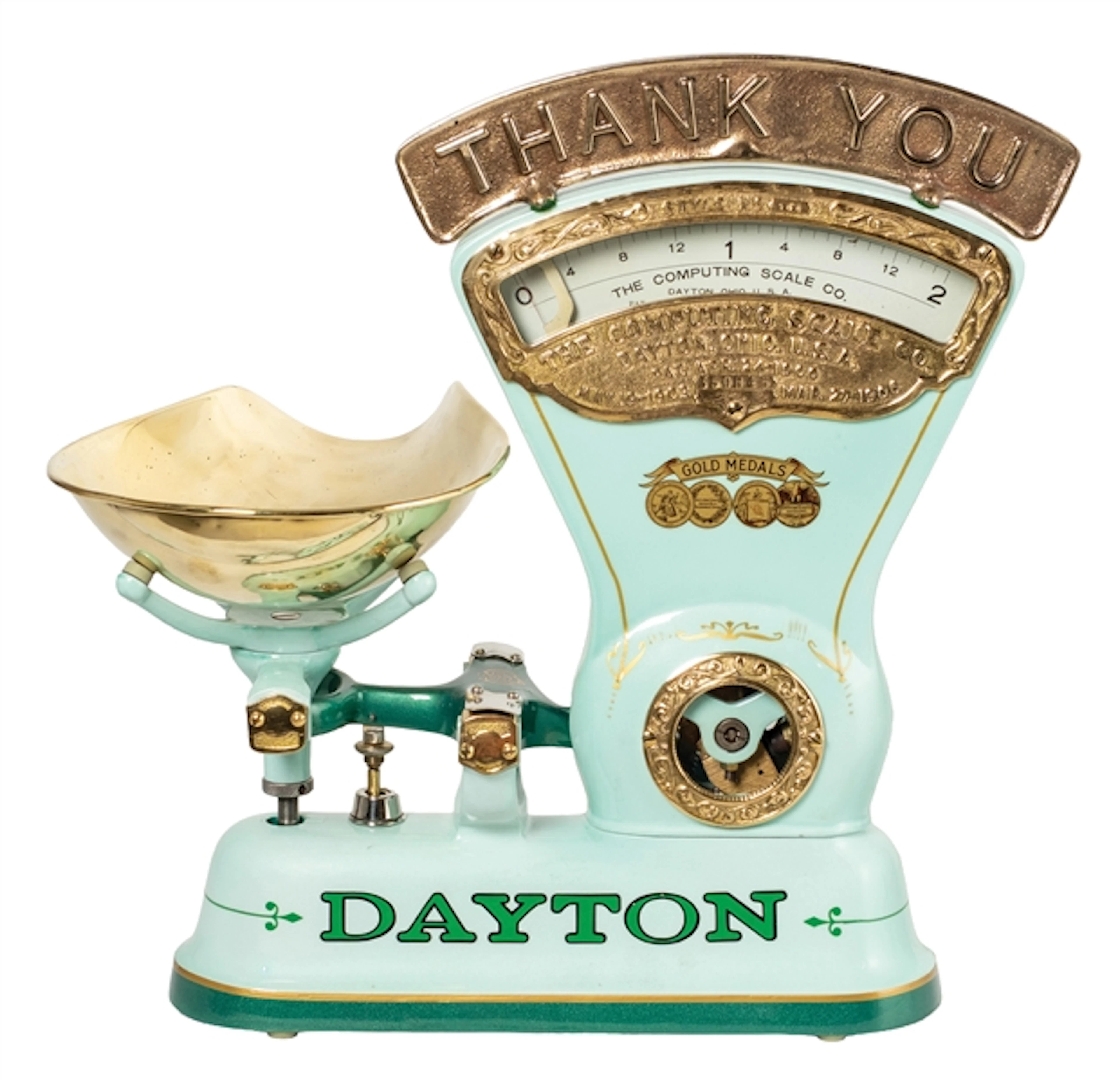 RESTORED DAYTON 2 LB. CANDY SCALE