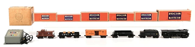 POST-WAR LIONEL O-GA. NO. 4109WS ELECTRONIC TRAIN SET
