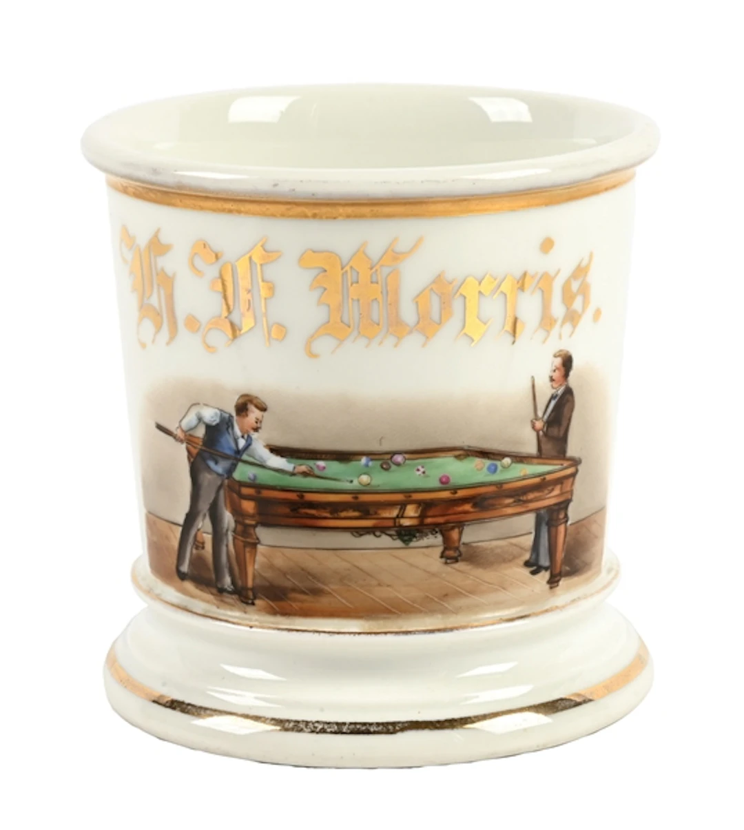 POOL PLAYERS SHAVING MUG