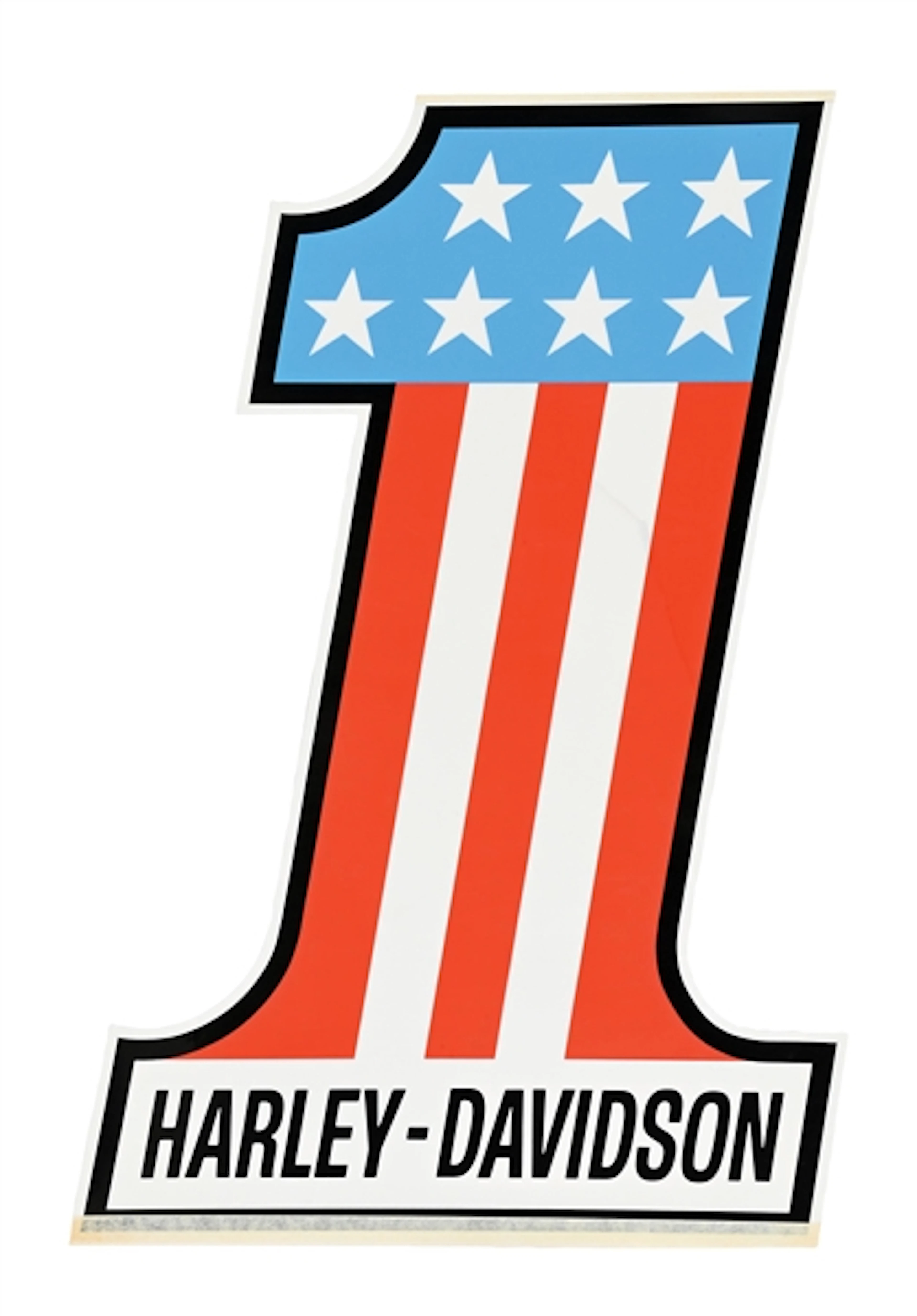 HARLEY DAVIDSON MOTORCYCLES ACRYLIC DISPLAY POSTER