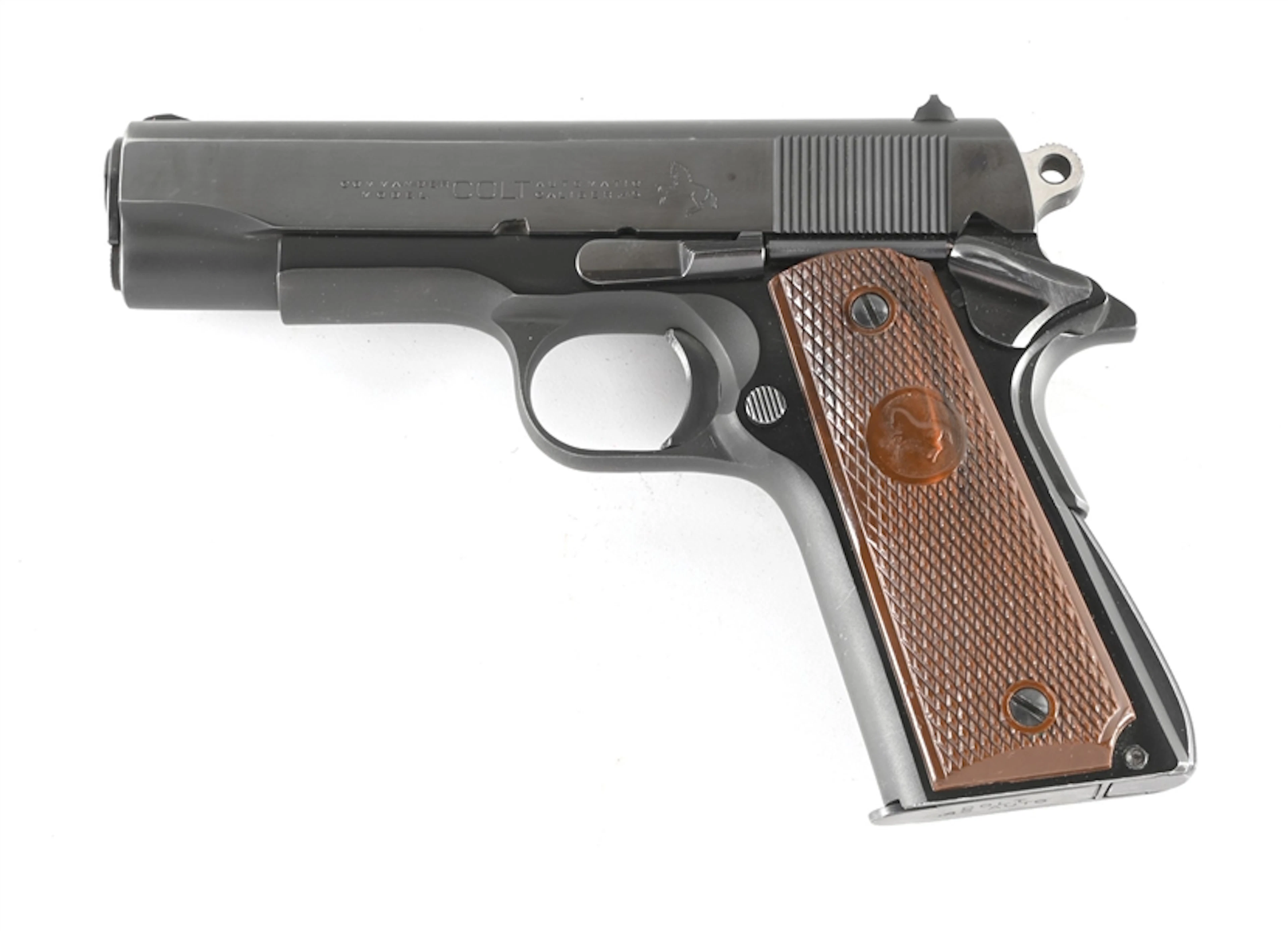 (C) COLT LIGHTWEIGHT COMMANDER 1911A1 .45 ACP SEMI-AUTOMATIC PISTOL (1968).
