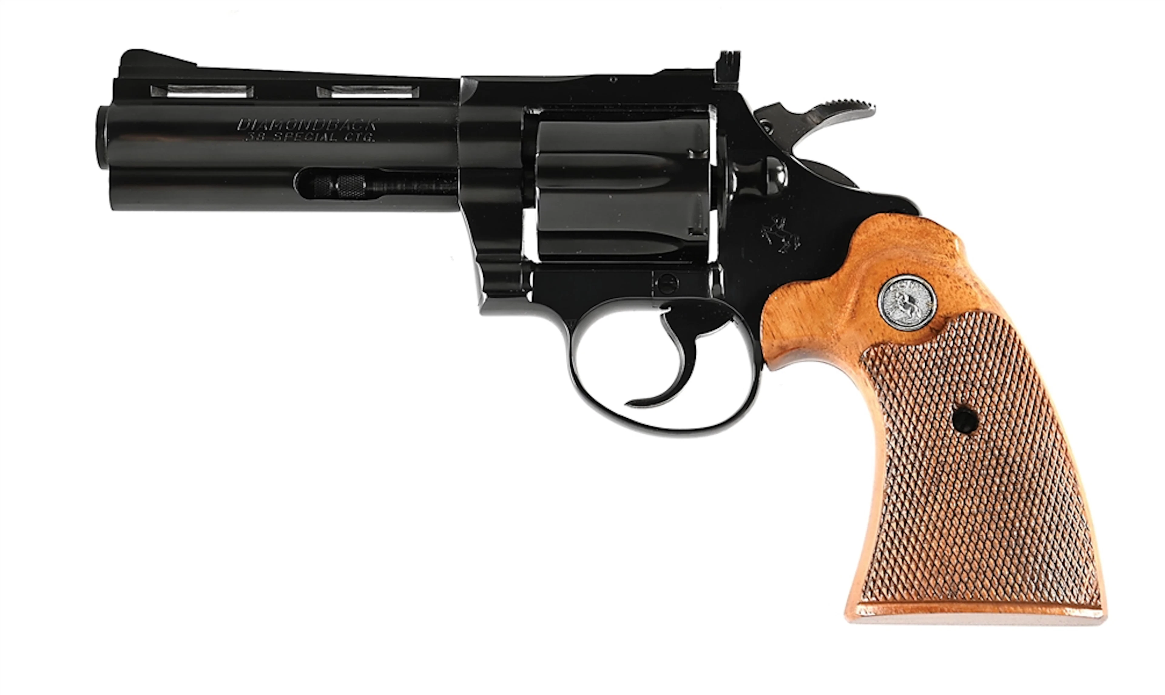 (C) COLT DIAMONDBACK .38 SPECIAL DOUBLE ACTION REVOLVER
