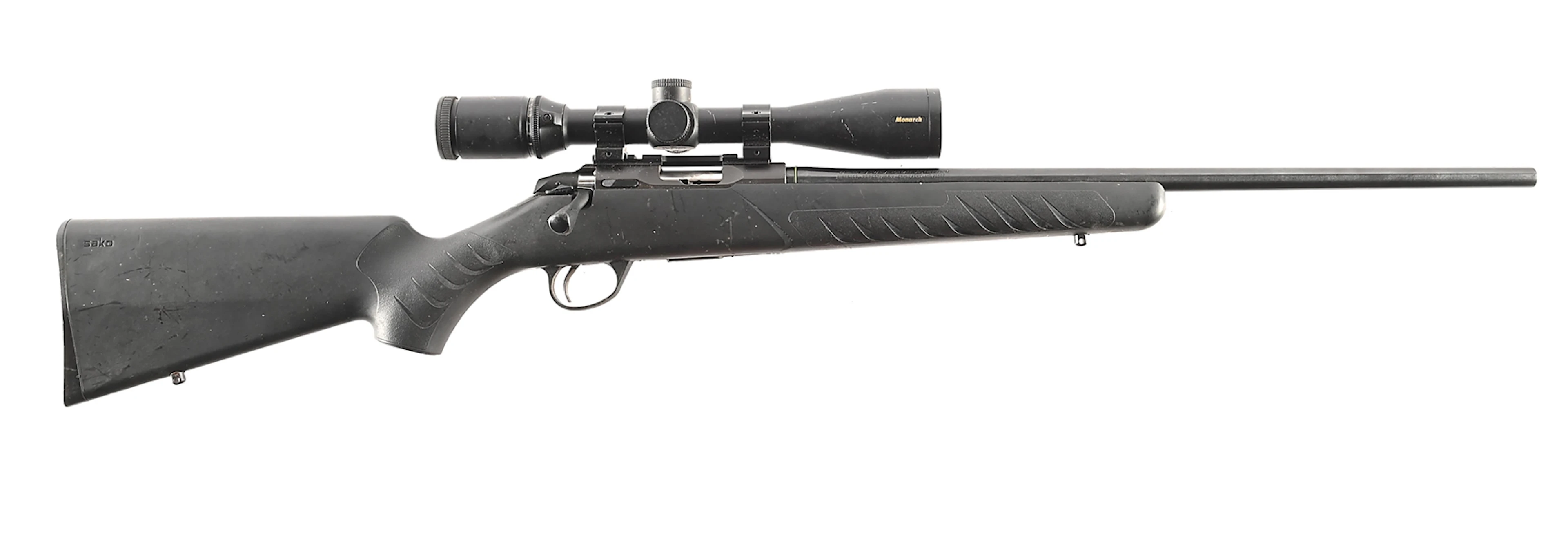 (M) SAKO MODEL P04R QUAD BOLT ACTION RIMFIRE RIFLE 4 BARREL SET.