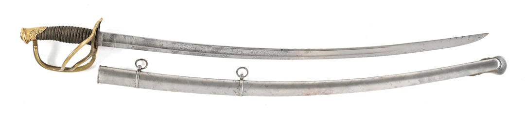 US CIVIL WAR PRESENTATION GRADE M1860 CAVALRY SABER.