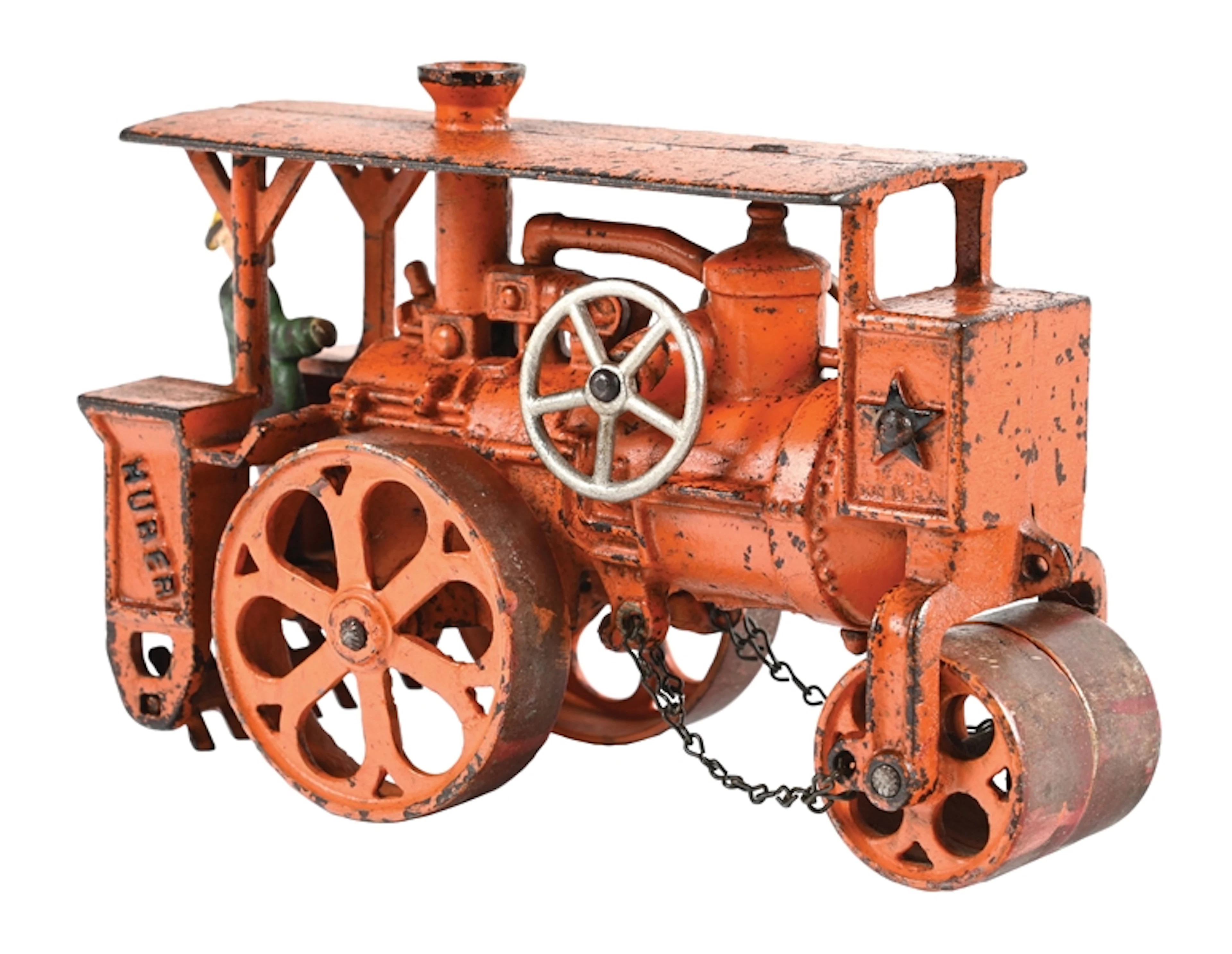 HUBLEY MFG. CO. CAST IRON HUBER ROAD ROLLER