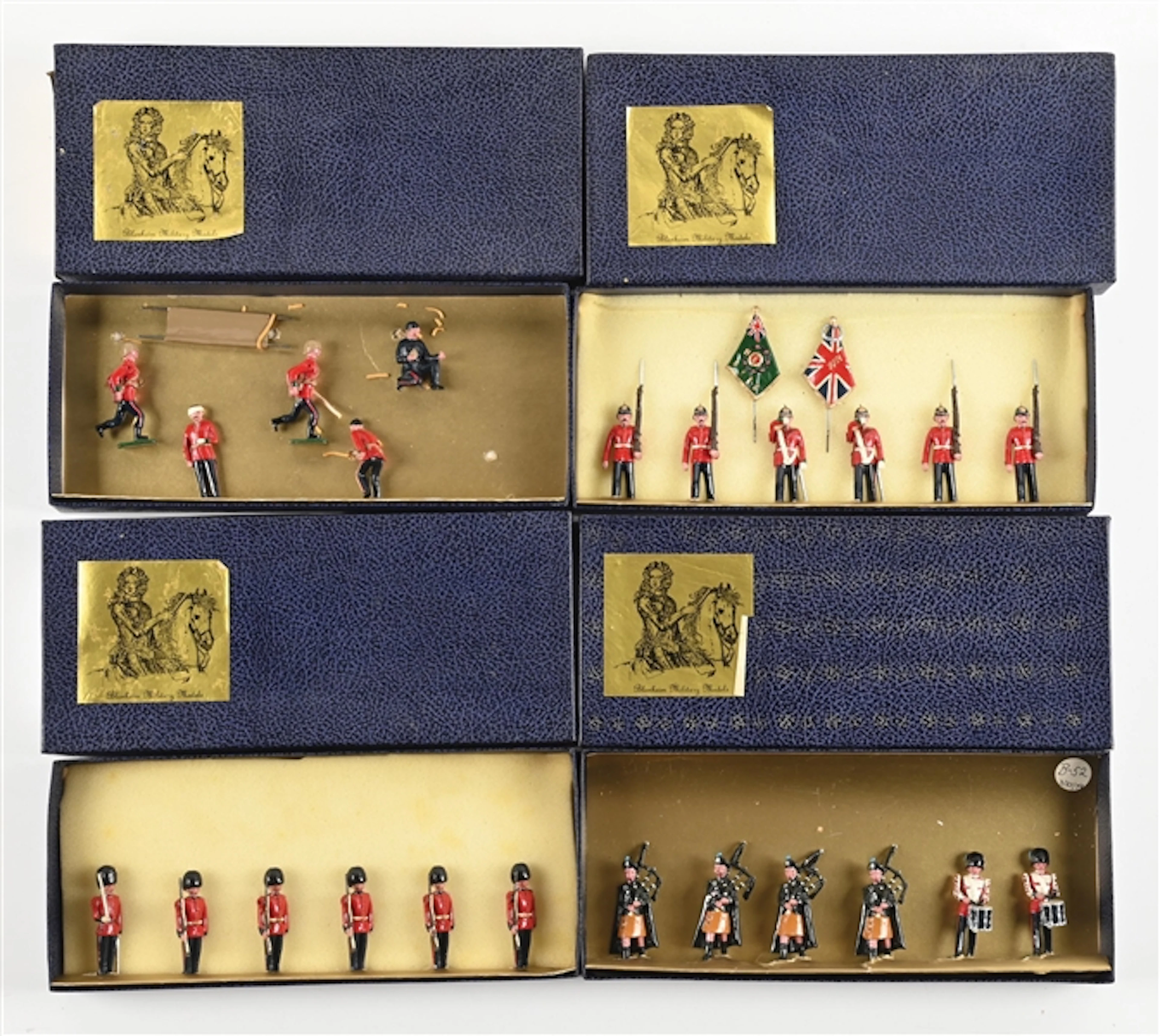 LOT OF 4: BLENHEIM MILITARY MODELS VARIOUS SETS